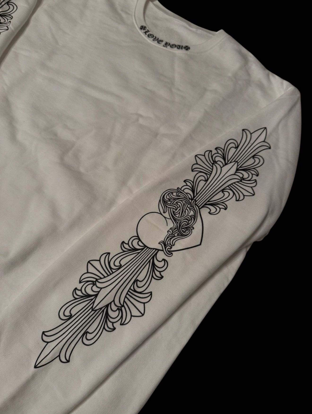Chrome Hearts Chrome Hearts ‘Love You’ Crewneck Size US M / EU 48-50 / 2 - 2 Thumbnail