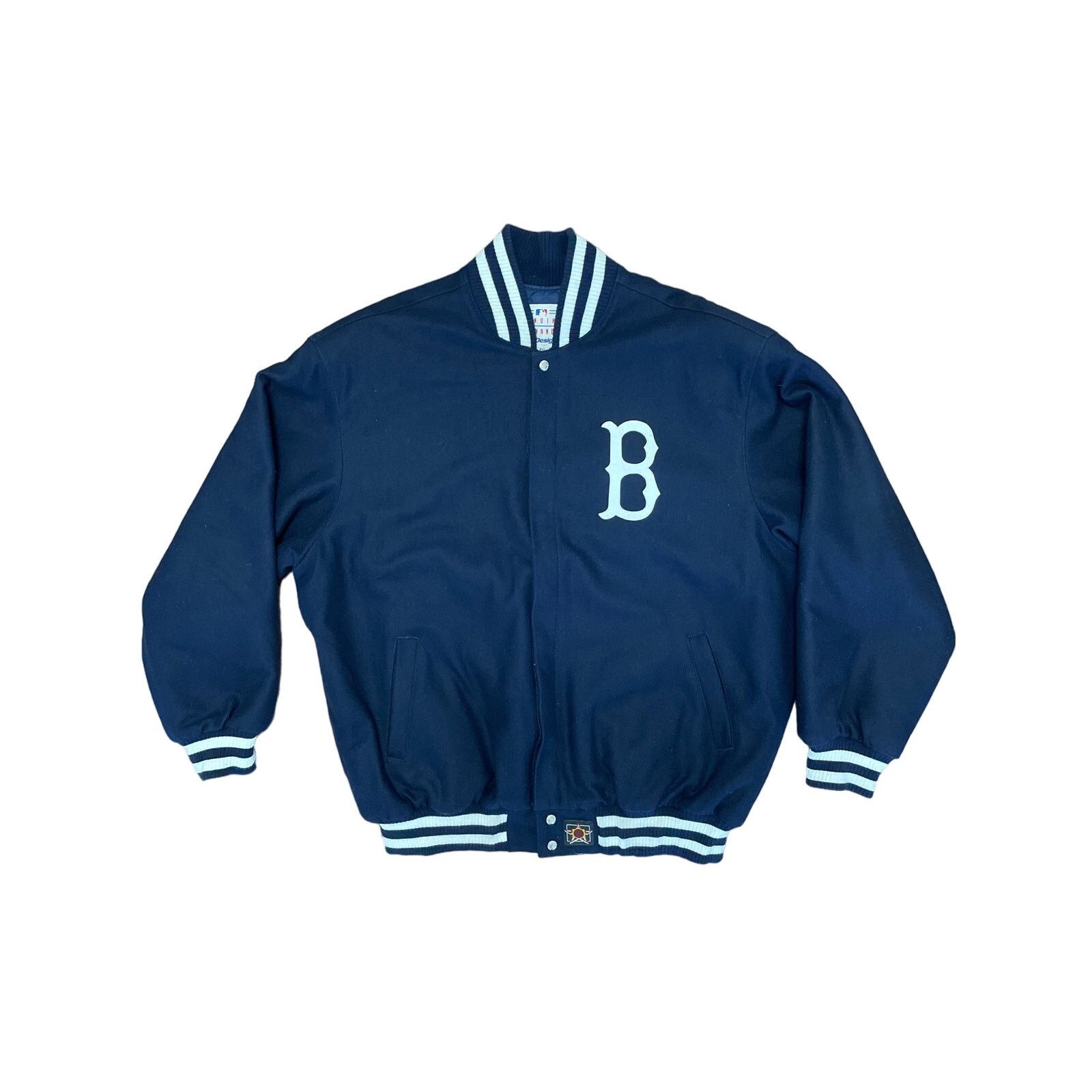 Vintage Jeff Hamilton Boston Red Sox Wool Jacket 4XL