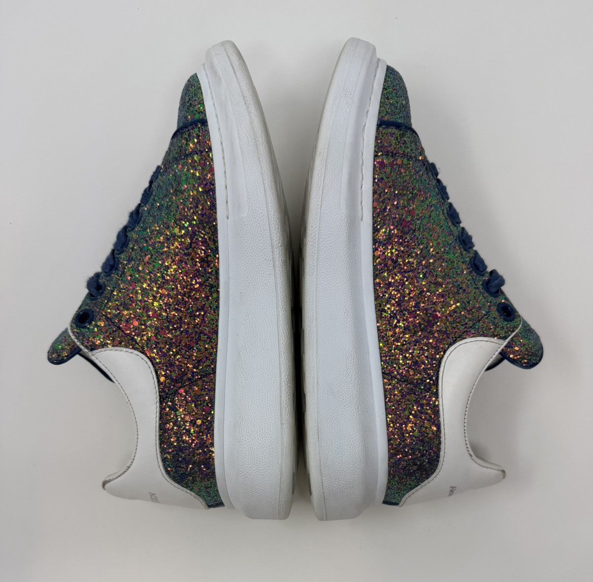 Alexander McQueen Alexander McQueen Oversized Glitter Sneaker Size US 7 / IT 37 - 4 Thumbnail