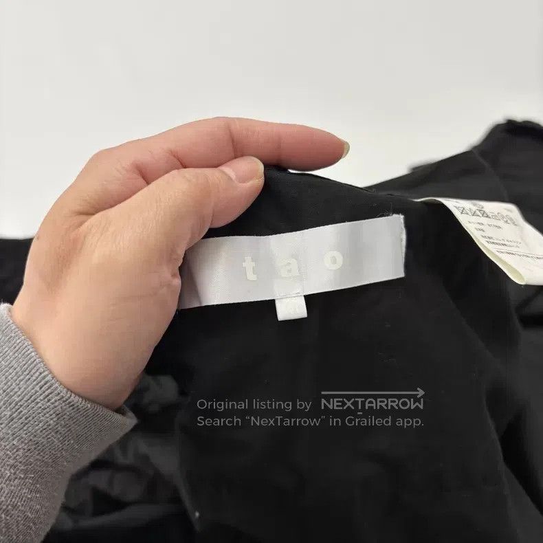 Comme des Garcons Comme Des Garcons size M Black tiered skirt Size 23" - 6 Thumbnail