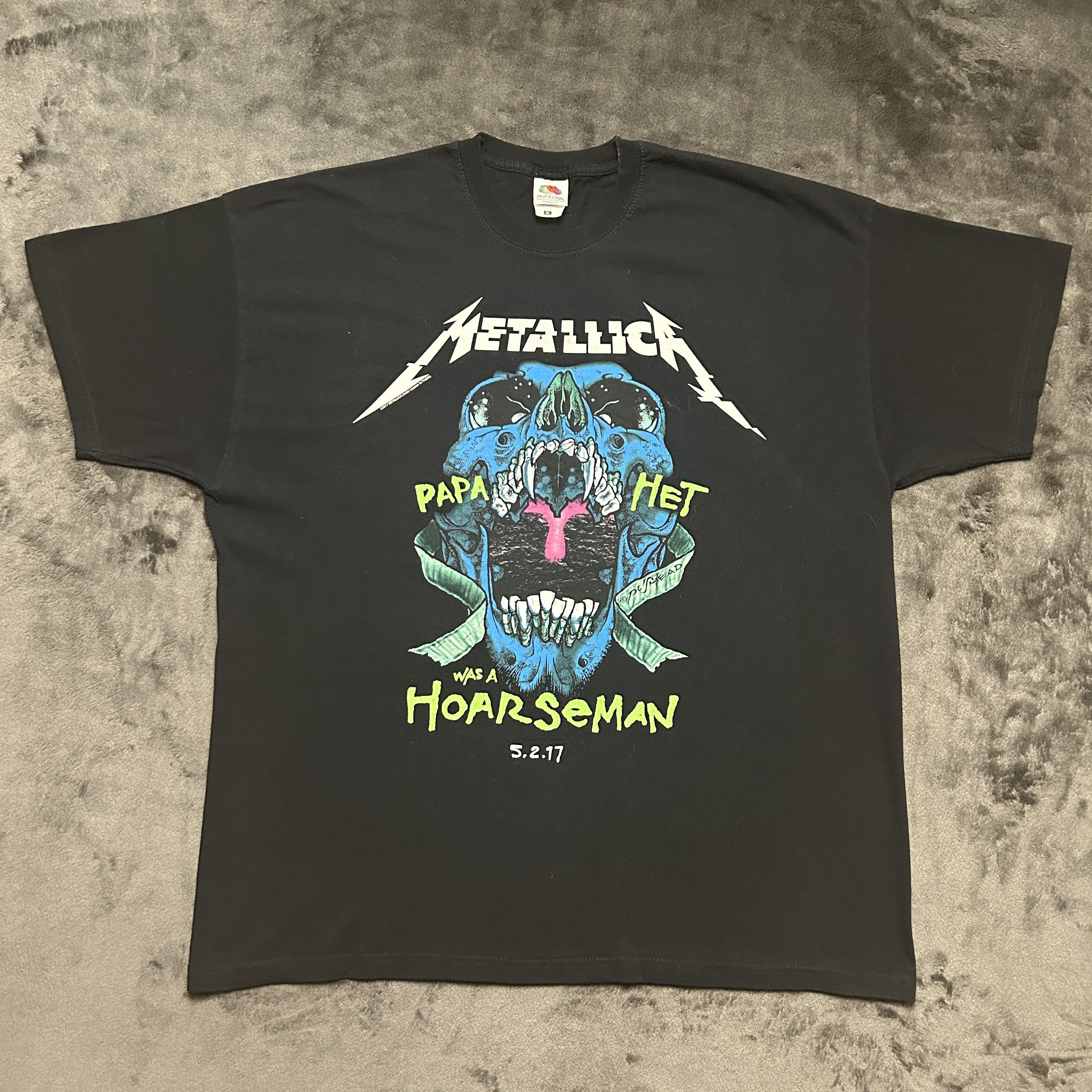 Band Tees Vintage Metallica Papa Het 2017 Band T-shirt Size US XL / EU 56 / 4 - 1 Thumbnail