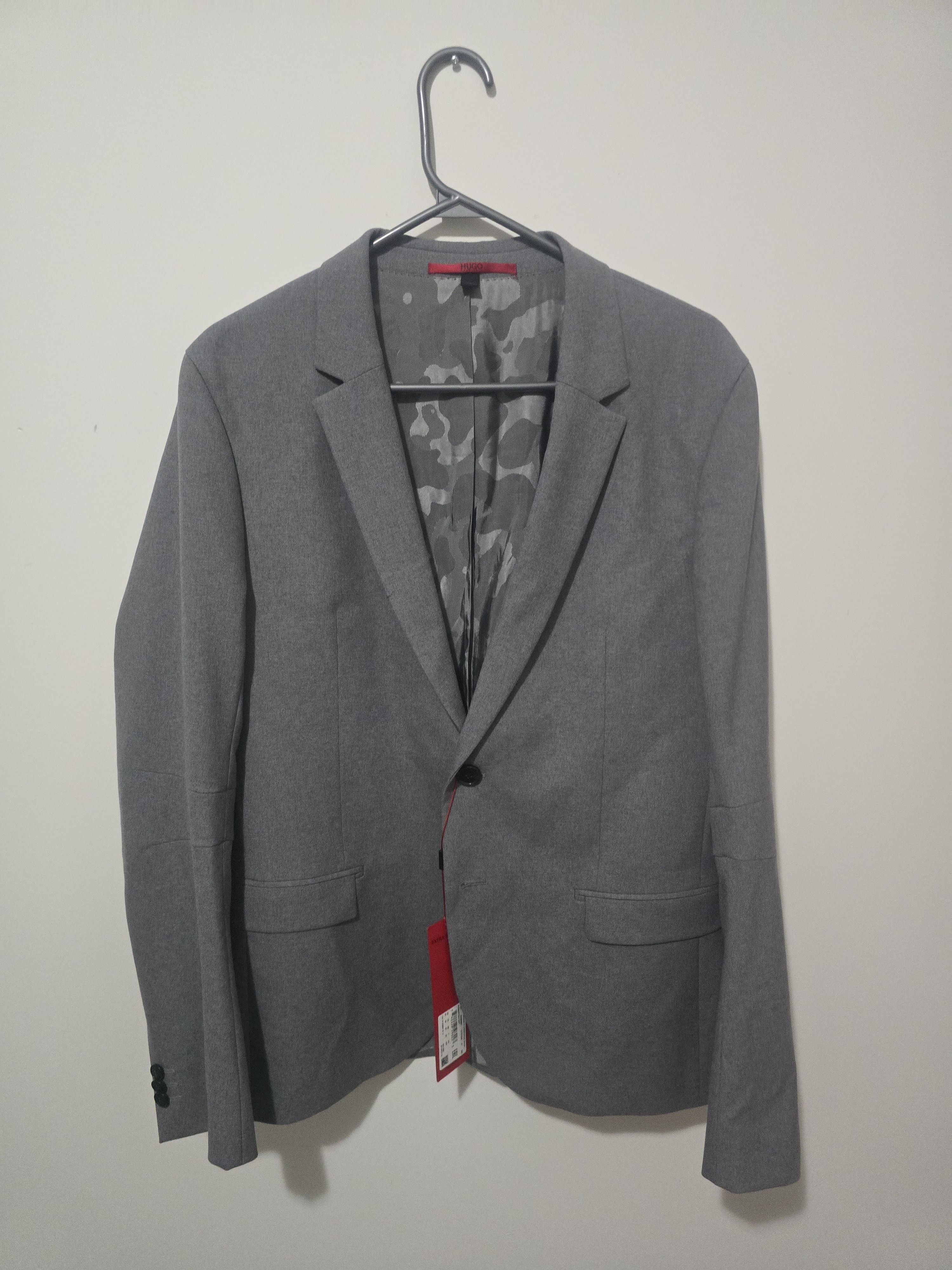 Hugo Boss Hugo Boss HUGO Grey Slim Fit Blazer Jacket New Size 40R - 1 Thumbnail