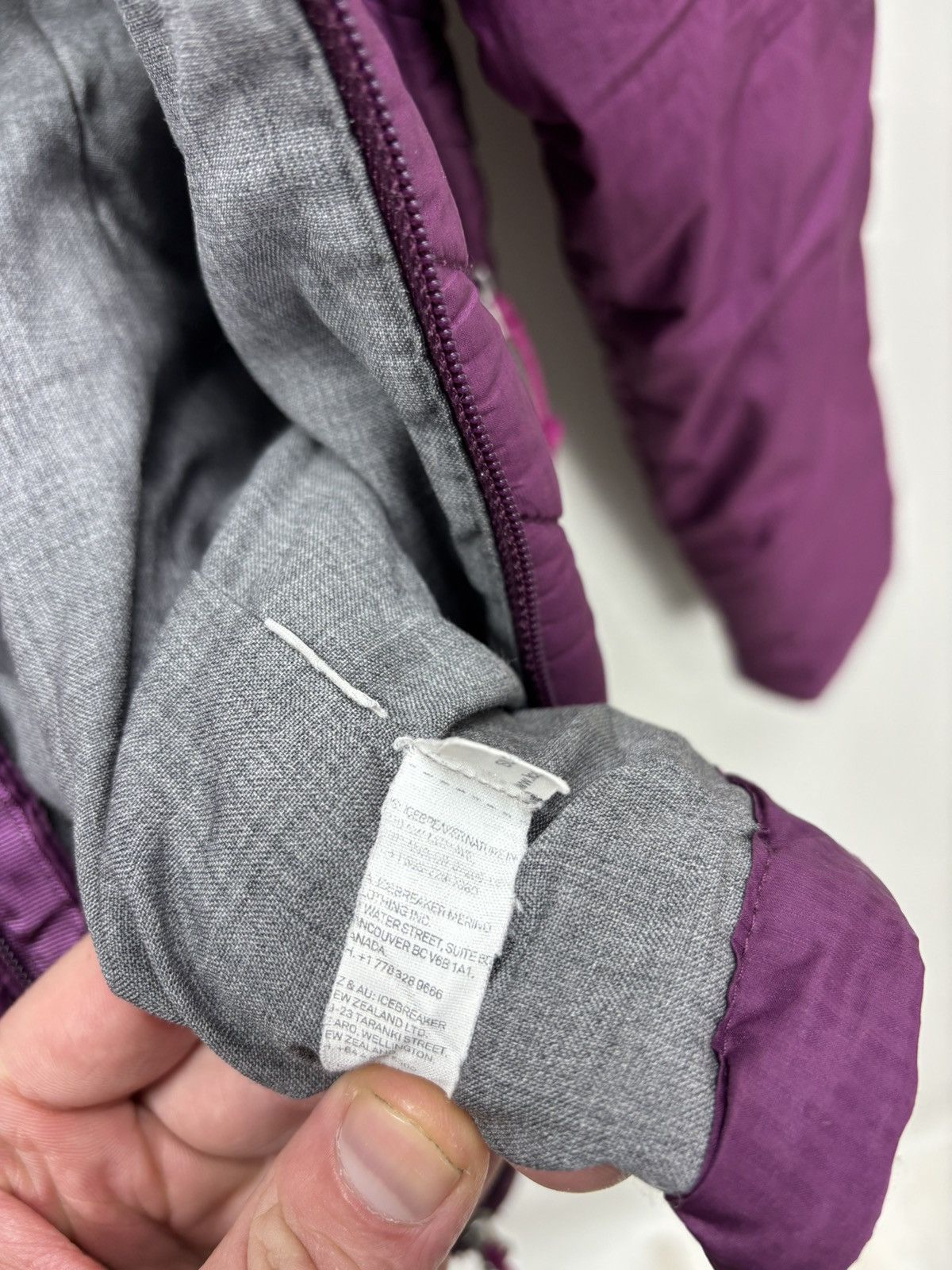 Icebreaker Womens jacket Icebreaker Size XS Color Plum Purple Size XS / US 0-2 / IT 36-38 - 10 Thumbnail