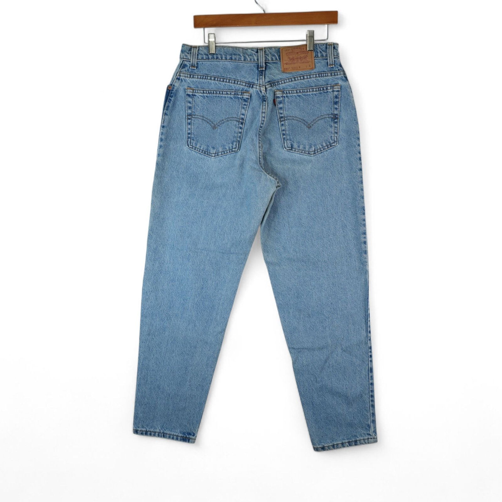 Levi's Vtg Levis 551 Jeans 12S (31x28.5) Relaxed Fit Tapered Leg Size 34" / US 12 / IT 48 - 2 Thumbnail