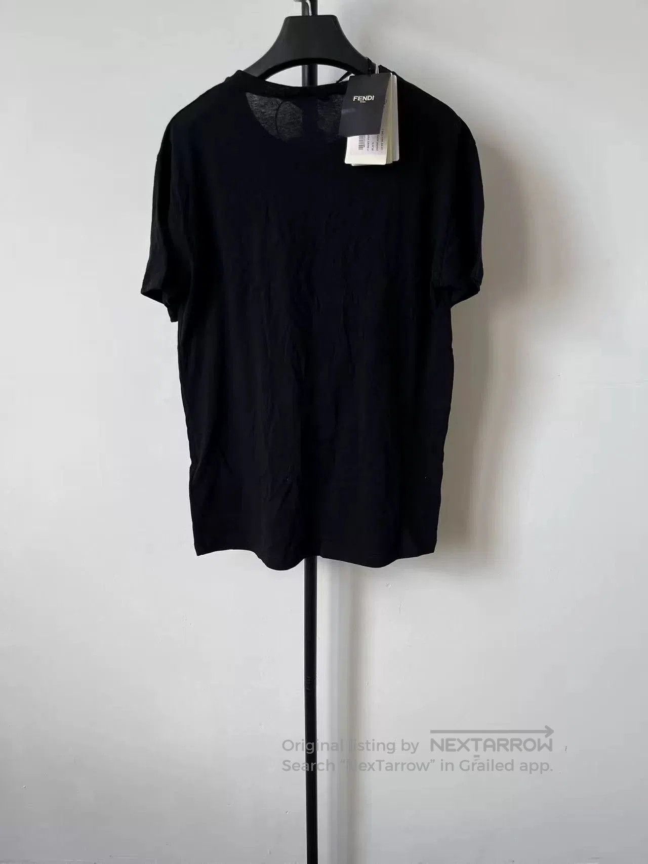 Fendi FENDI SS23 Logo Print Men's Crewneck T-Shirt. Size US M / EU 48-50 / 2 - 2 Thumbnail