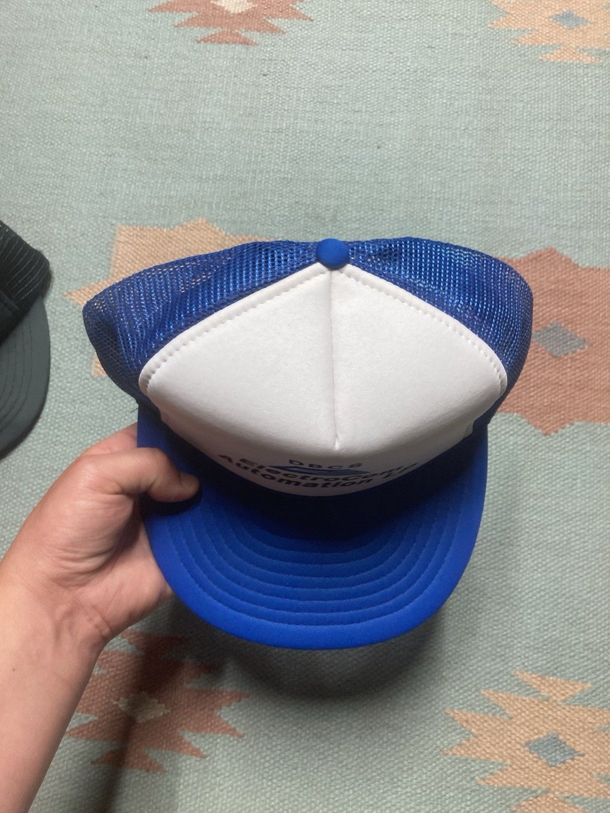 Vintage Vintage trucker hat DBCS ElectroCom automation SnapBack blue Size ONE SIZE - 3 Thumbnail