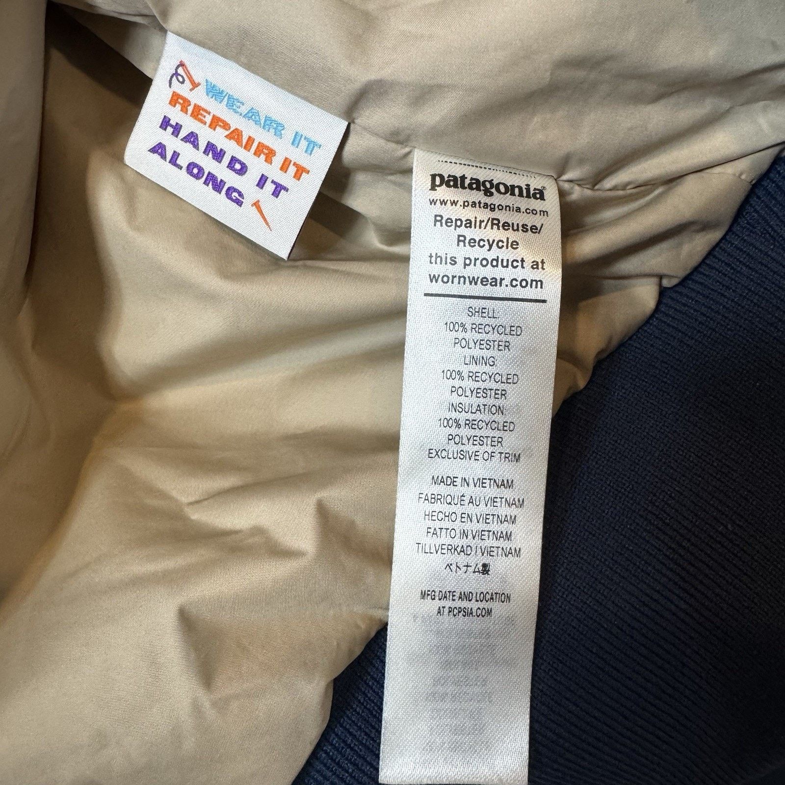 Patagonia Patagonia Box Quilted Pullover 1/4 Zip Insulated Blue Mens L Size US L / EU 52-54 / 3 - 9 Thumbnail