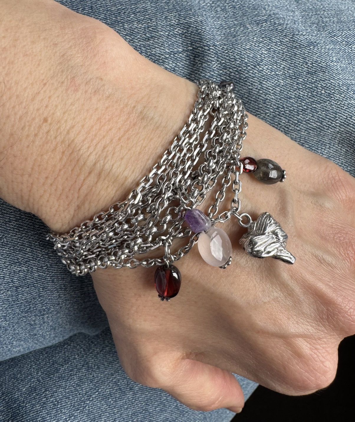 Christian Lacroix Christian Lacroix Sterling Silver Multi Strand Bracelet Size ONE SIZE - 4 Thumbnail