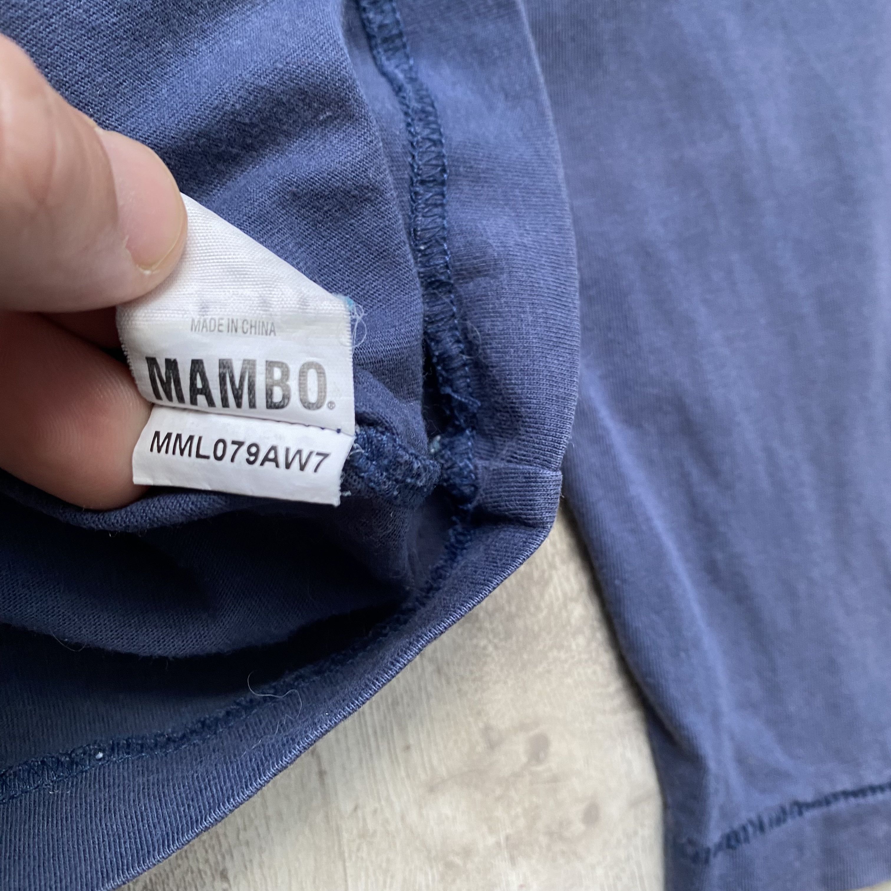 Mambo Vintage Faded Mambo Tee Longsleeve Skull Big Logo Size US L / EU 52-54 / 3 - 8 Thumbnail