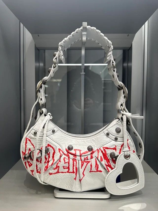 XS Le Cagole DIY Metal Shoulder Bag in Arena Lambsk