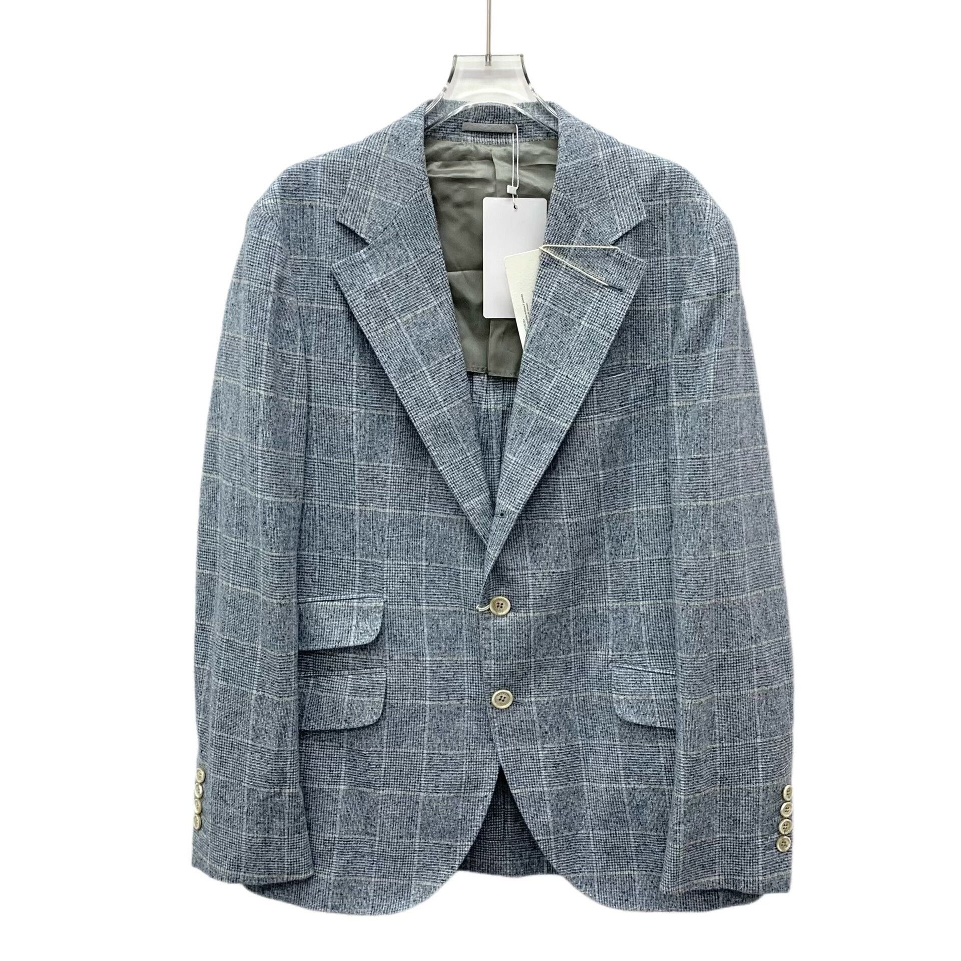 Brunello Cucinelli Brunello Cucinelli Checked Silk Blend Blazer 46 Size 36R - 1 Thumbnail