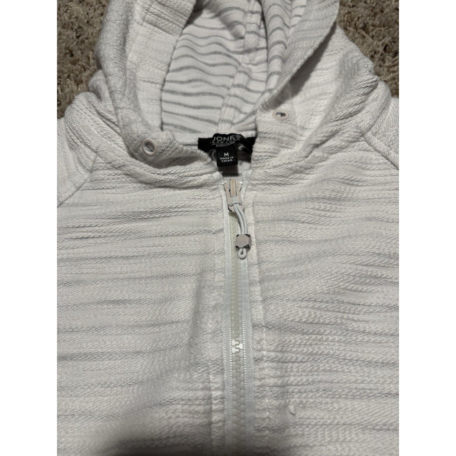 Jones New York Jones New York Jacket White Size M / US 6-8 / IT 42-44 - 4 Thumbnail