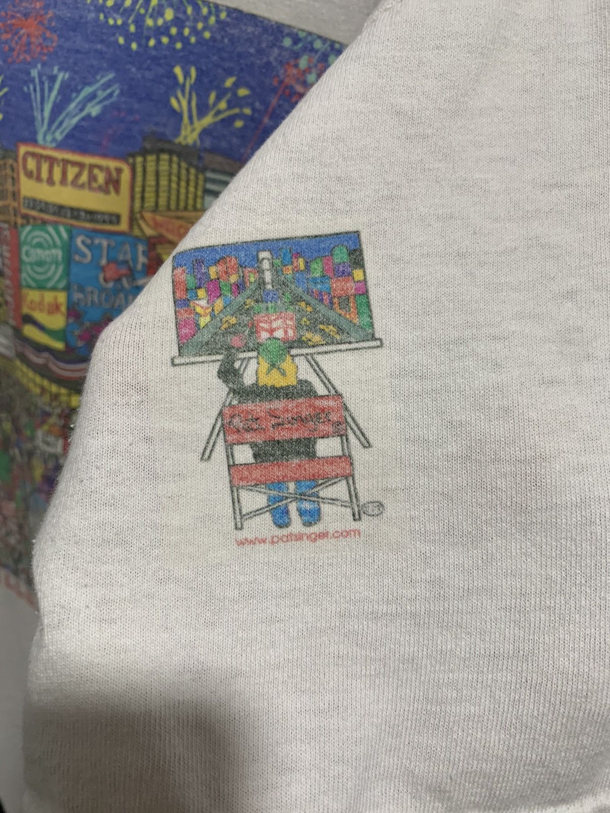 Vintage Vintage Times Square Millenium 2000 Tshirt Size US M / EU 48-50 / 2 - 3 Thumbnail
