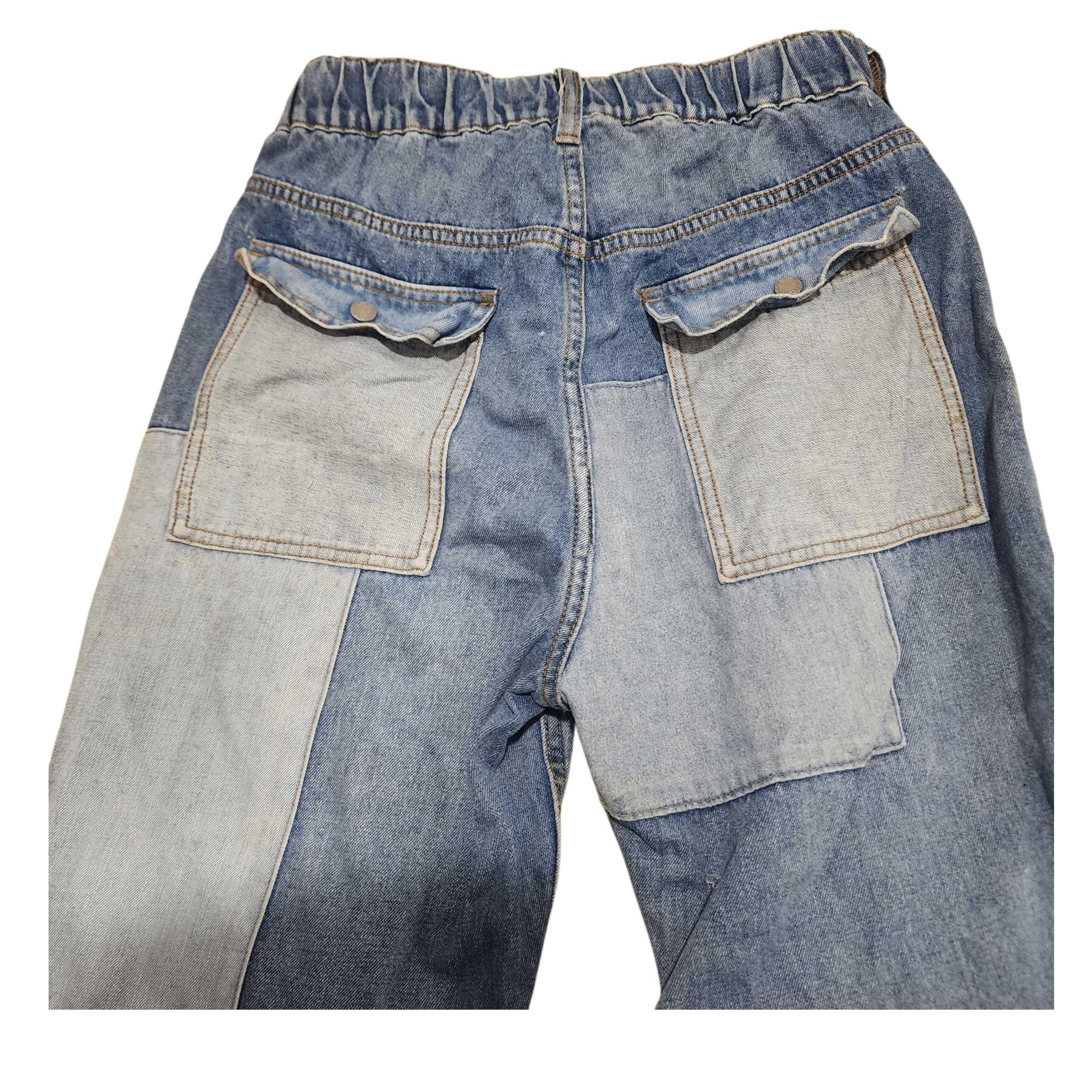 Ciaopanic Etsinta Ciaopanic Patchwork Denim Pants Size US 30 / EU 46 - 3 Thumbnail
