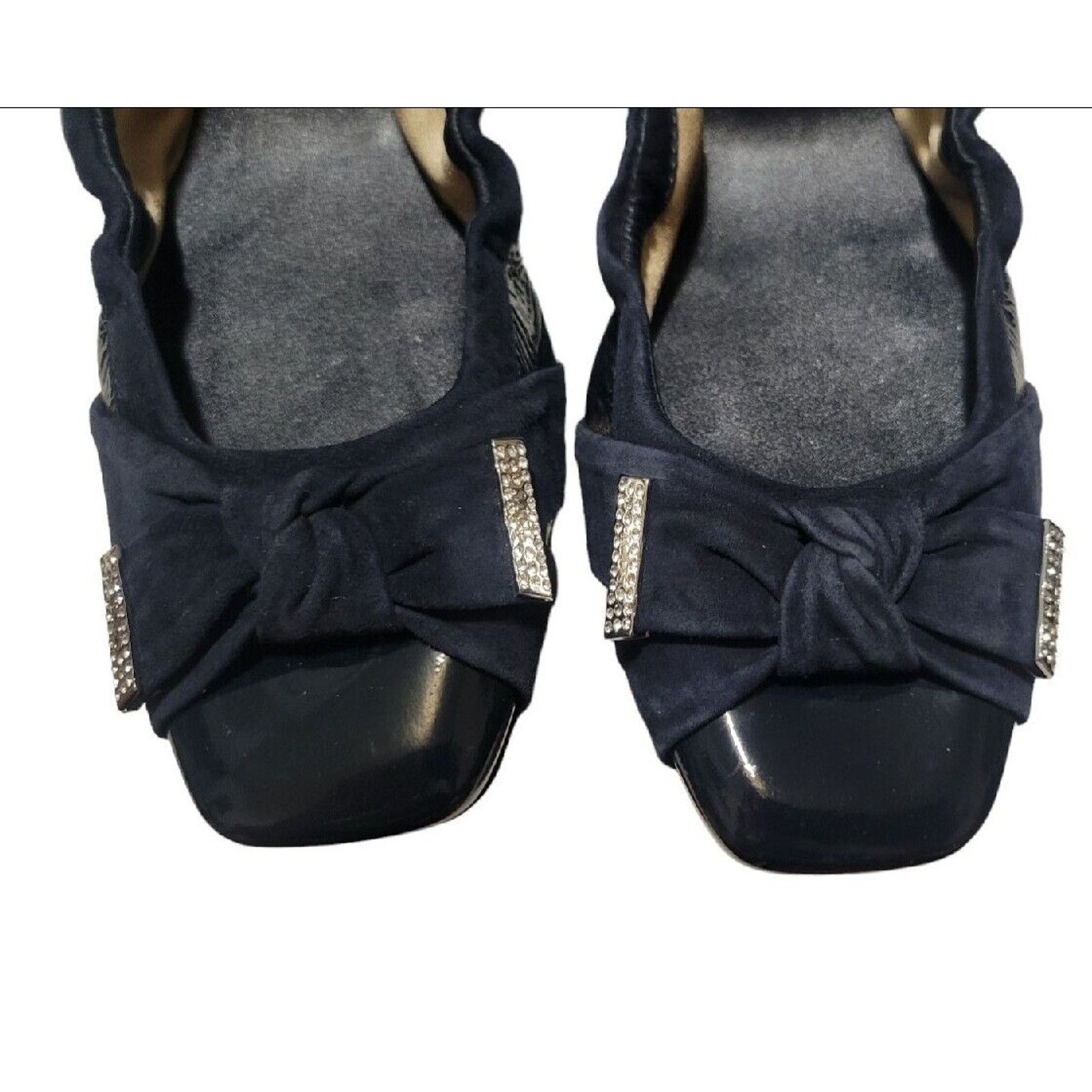 Tod's TOD'S Womens Blue Suede Ballerina Flat Shoes Size EU 35.5 Size US 5.5 / IT 35.5 - 9 Thumbnail