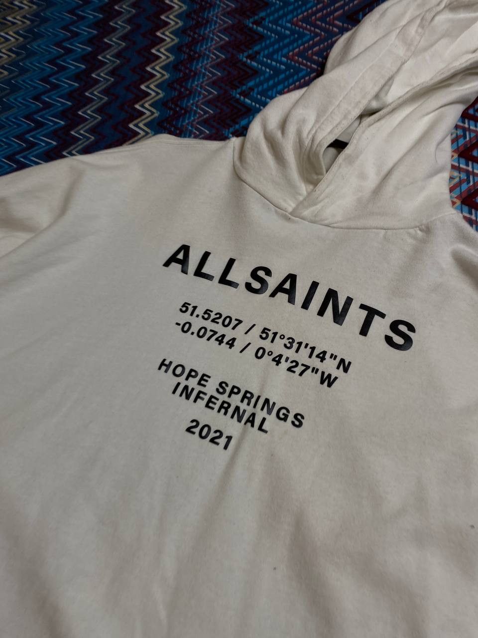 Allsaints × Vintage Allsaints Womens Femme Talie Oversized Hoodie Size S / US 4 / IT 40 - 11 Thumbnail