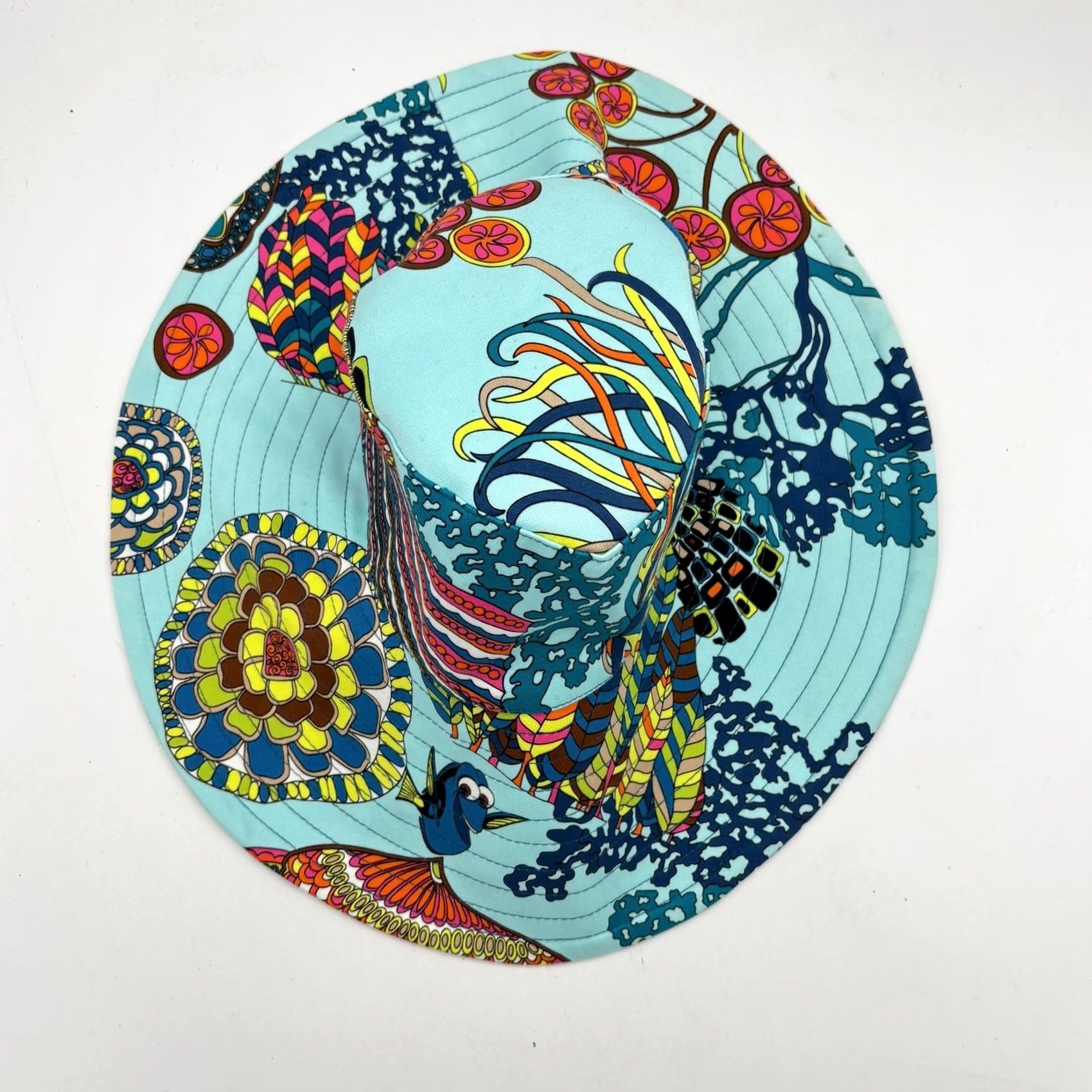 Trina Turk Trina Turk Disney Finding Dory Nemo Sun Hat Wide Brim Beach Vacation Size ONE SIZE - 5 Thumbnail