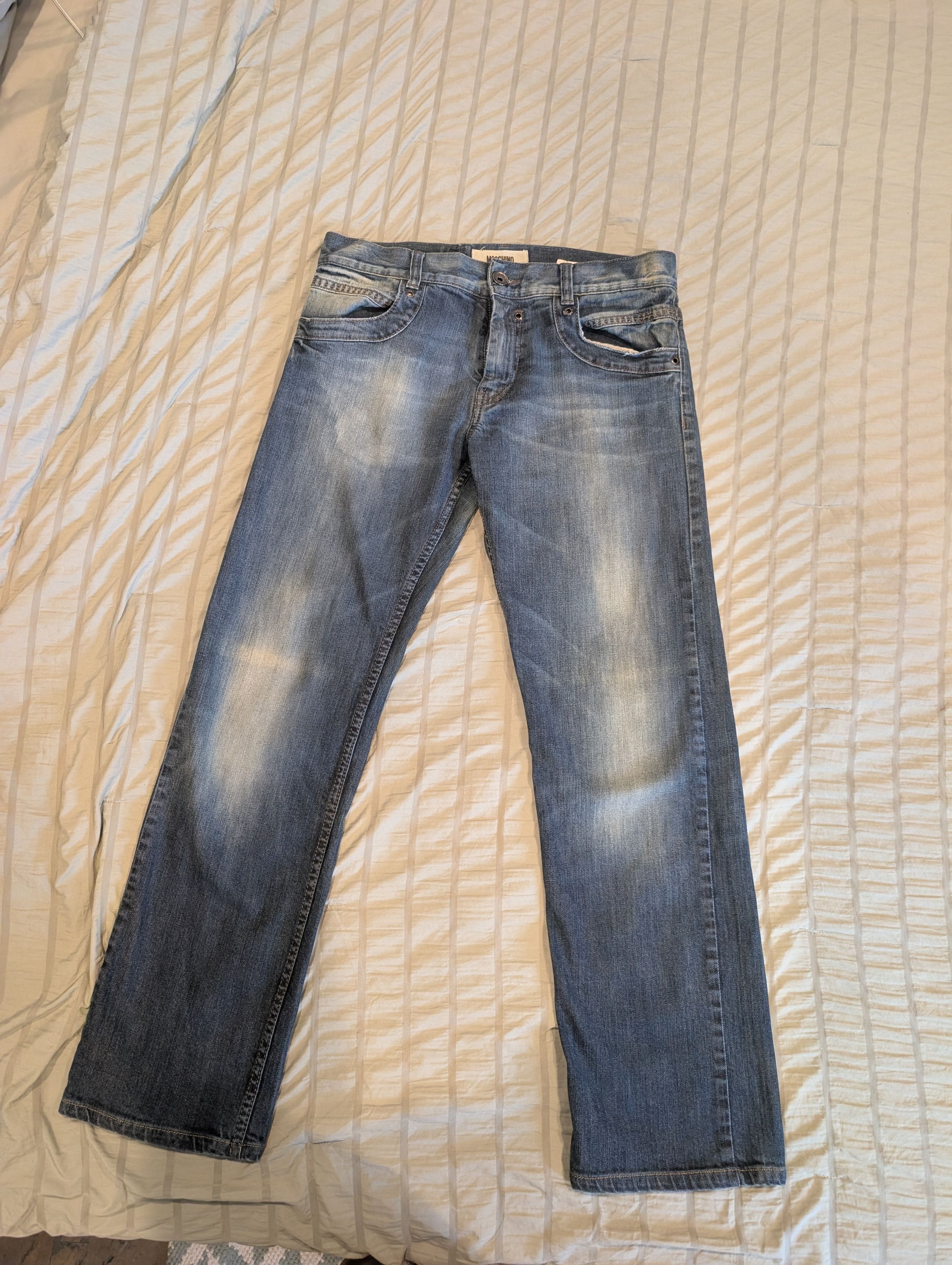 Moschino Archival Moschino Jeans Y2K Industrial Strap Detail Denim Size US 32 / EU 48 - 4 Thumbnail