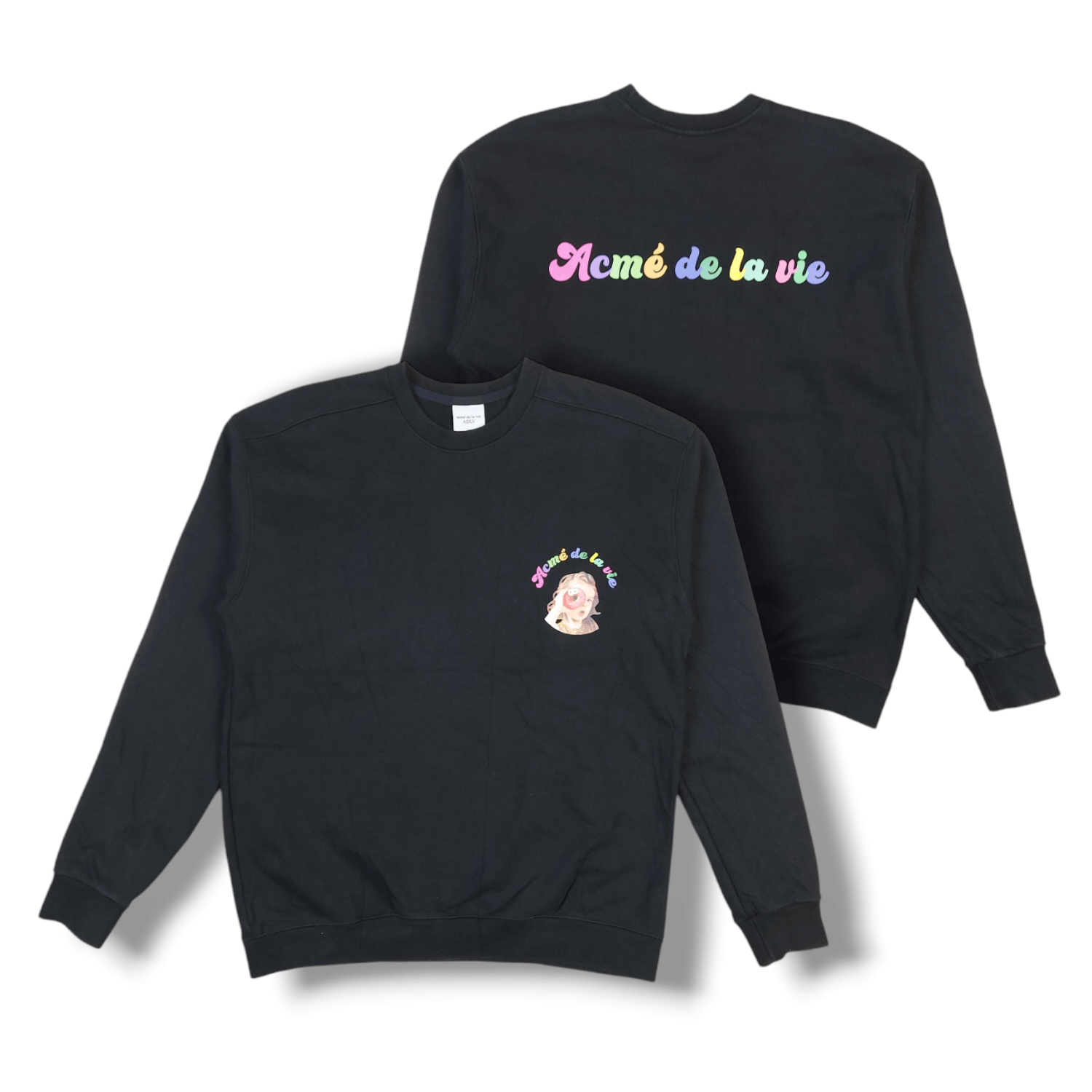 Band Tees ADLV X TWICE Doughnut KPOP MOMO ACMÉ DE LA VIE SWEATSHIRT Size US L / EU 52-54 / 3 - 1 Thumbnail