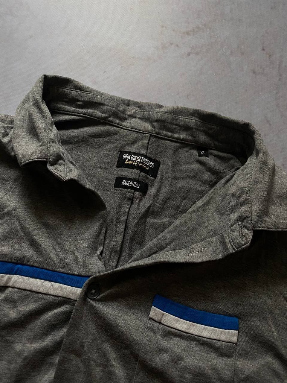 Dirk Bikkembergs × Vintage Vintage Dirk Bikkembergs Cropped Short Sleeve Shirt Buttons Size US L / EU 52-54 / 3 - 3 Thumbnail