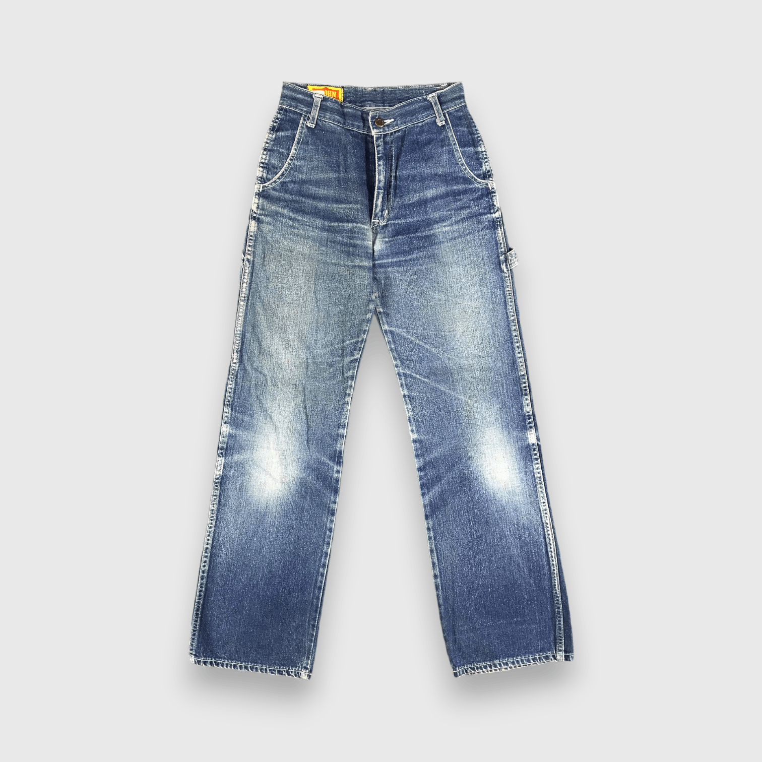 Japanese Brand Vintage Eljohn Jeans Carpenter Denim 25x28-J2783 Size US 26 / EU 42 - 1 Thumbnail