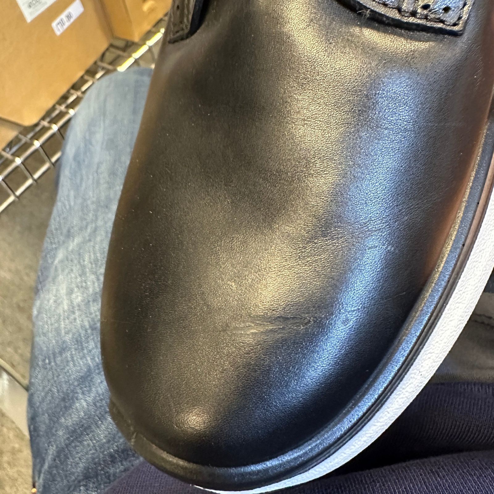 Ecco ECCO MEN'S 47 BIOM 2.2 BLACK LEATHER HYBRID SHOE FACTORY 2ND Size US 14 / EU 47 - 8 Thumbnail
