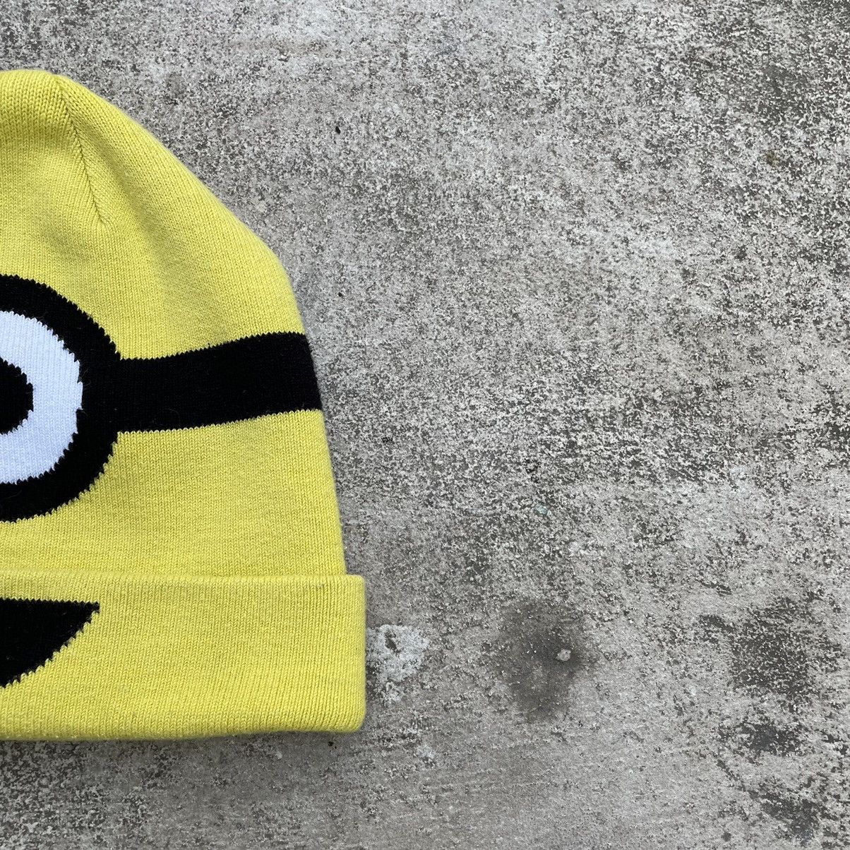 Vintage Vintage 90s Minion Beanie Yellow Graphic Streetwear Boxy OS Size ONE SIZE - 3 Thumbnail