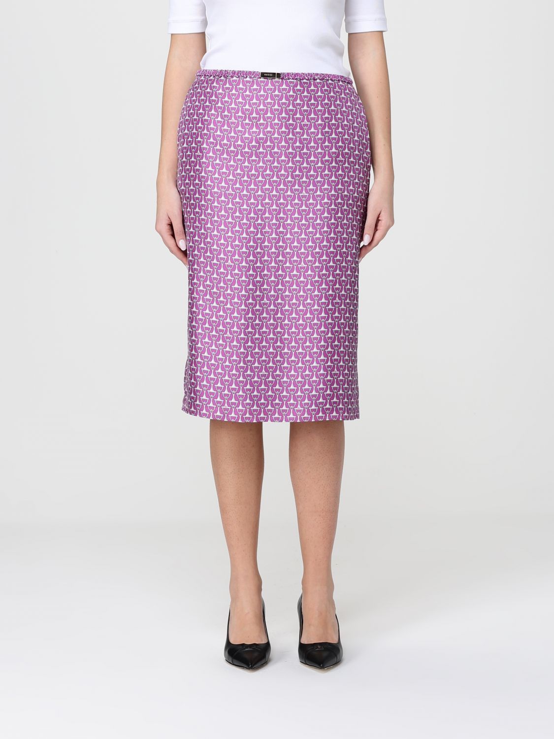 Gucci Gucci Skirt Woman Violet Size 26" / US 2 / IT 38 - 1 Thumbnail