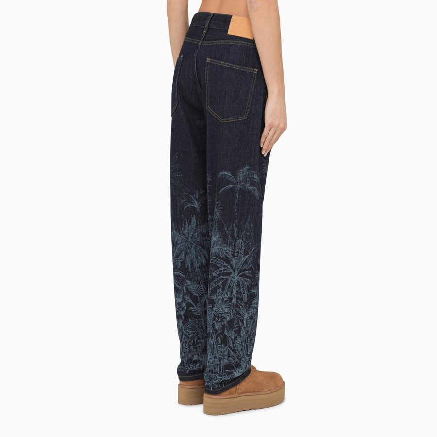 Alanui o1d2blof0724 Denim Jeans in Blue Size 27" / US 4 / IT 40 - 4 Thumbnail