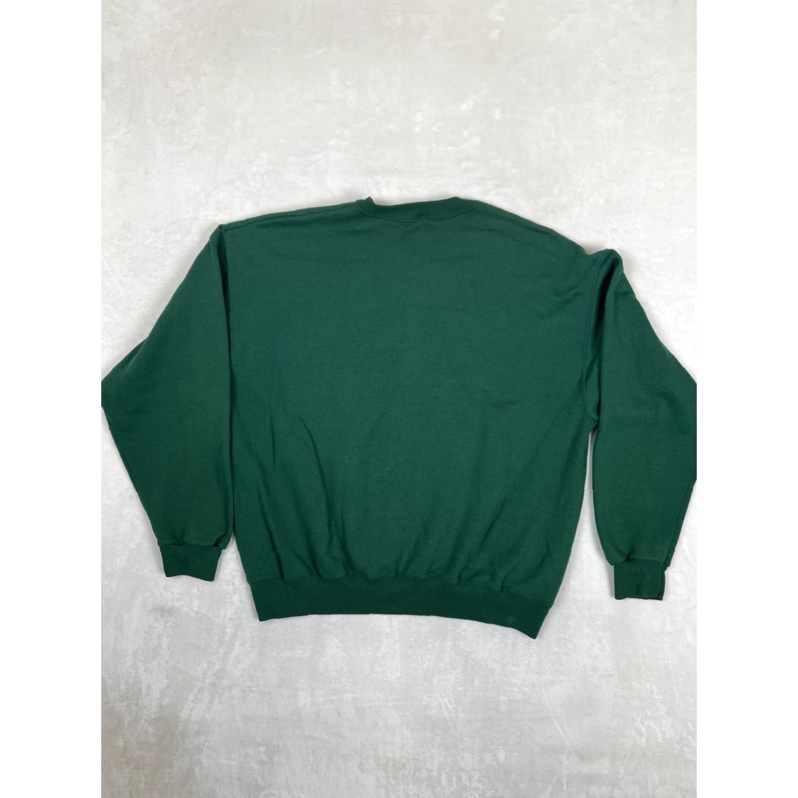 Hanes VINTAGE Hanes Sweatshirt Mens 2XL Green Blank Fleece Crewneck Pullover Size US XXL / EU 58 / 5 - 7 Thumbnail