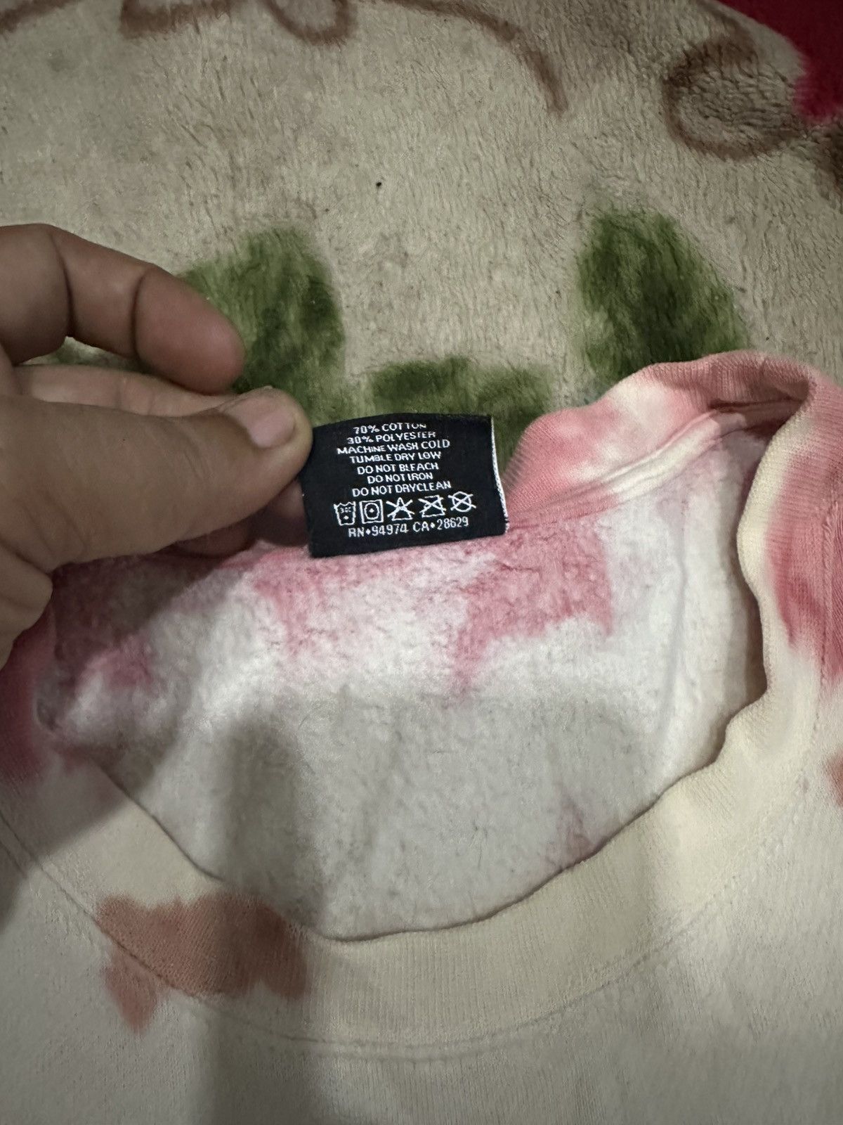 Stussy Stussy Tie-Dye Ceewneck Sweatshirt XL Size US XL / EU 56 / 4 - 4 Thumbnail