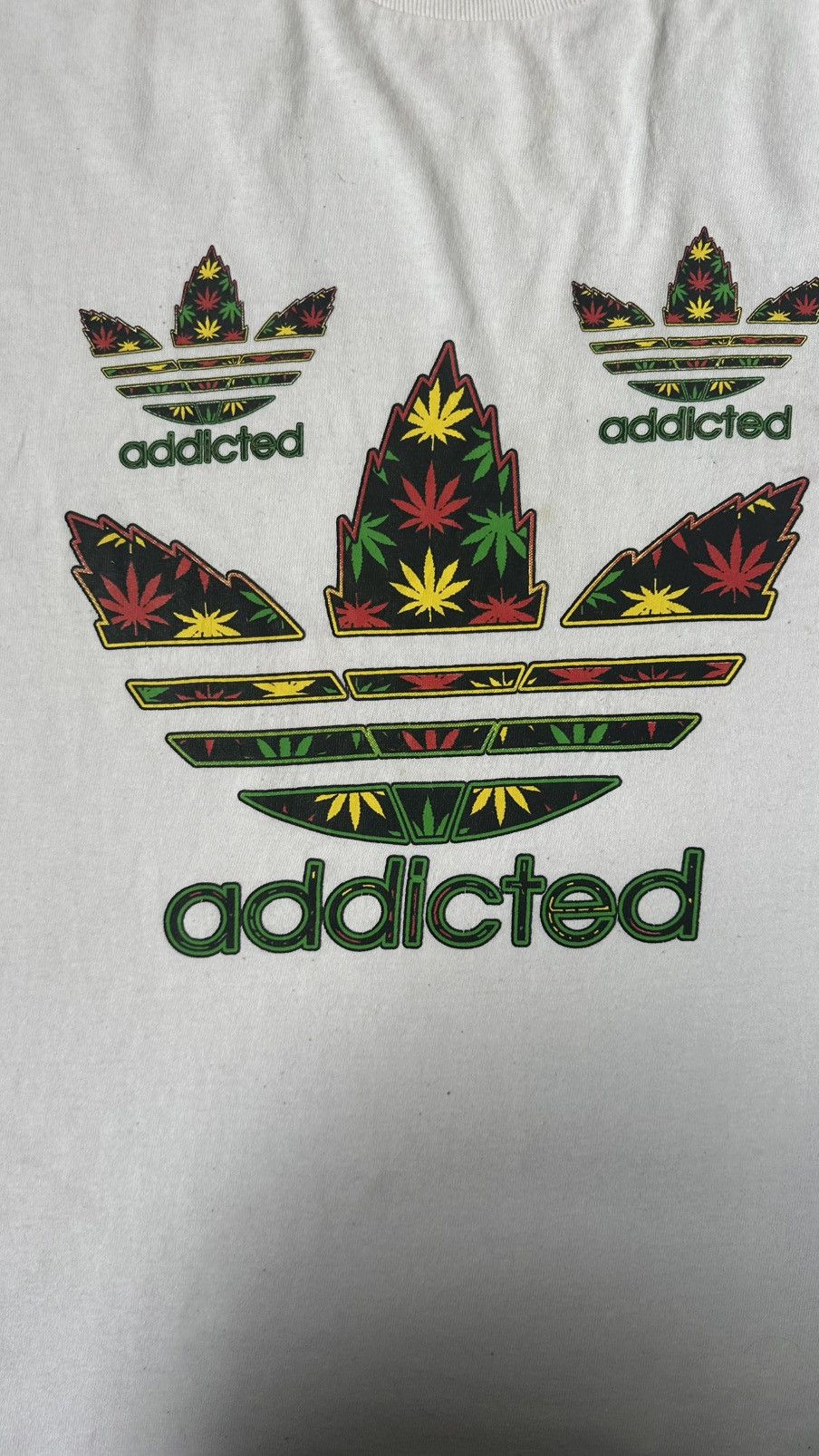 Vintage VINTAGE MARIJUANA ADDICTED TEE Size US XXL / EU 58 / 5 - 2 Thumbnail