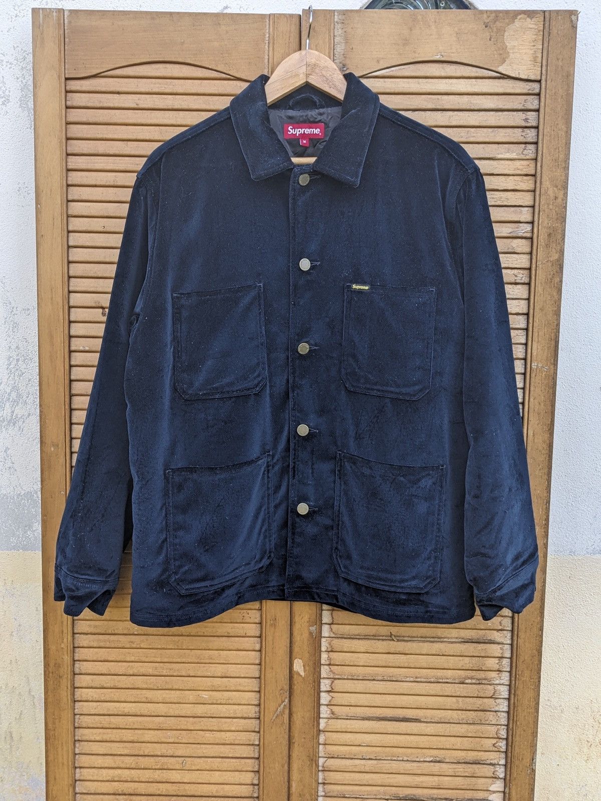 ジャケット・アウター supreme 20ss Velvet Chore Coat S Supreme Velvet Chore Coat (SS20) - $198