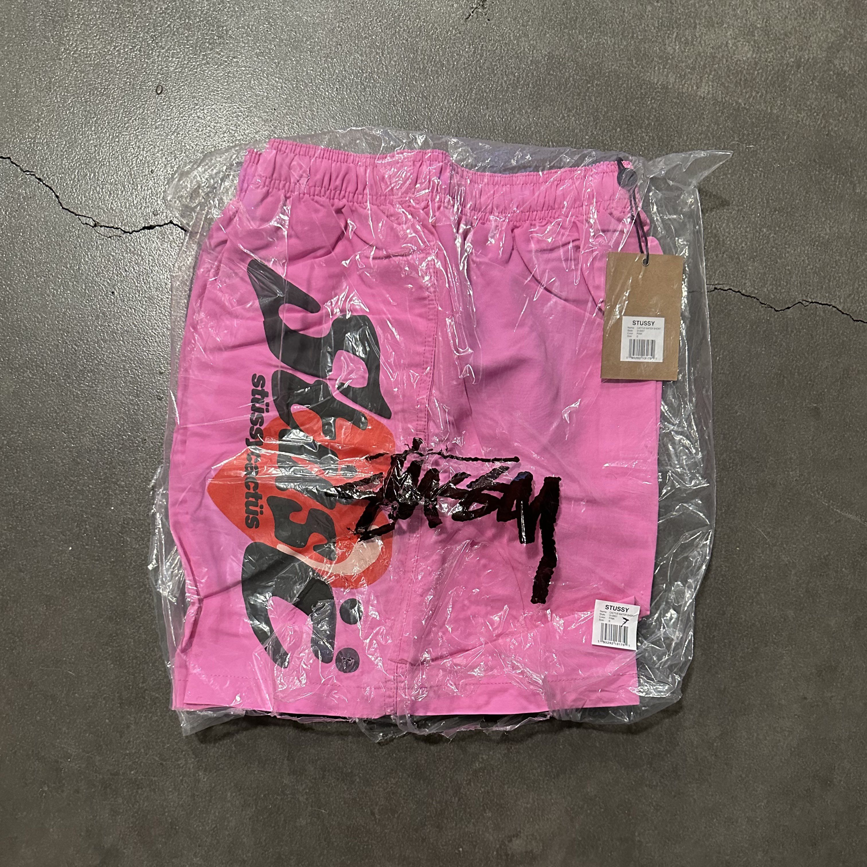 Cactus Plant Flea Market × Stussy CPFM STUSSY PINK WATER SHORT SMALL Size US 28 / EU 44 - 2 Thumbnail