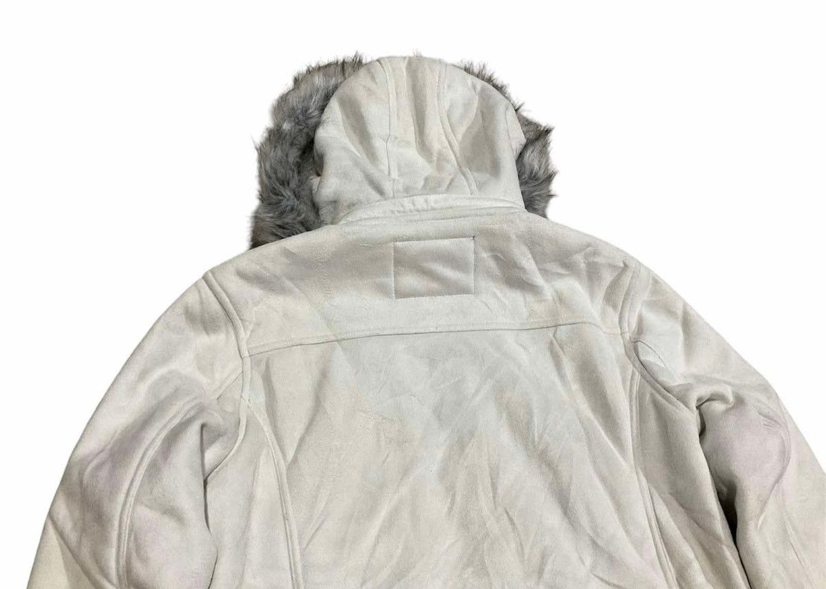 14th Addiction 🔥Sick Y2K Roushatte Faux Fur Suede Leather Jacket Hooded Size US M / EU 48-50 / 2 - 11 Thumbnail