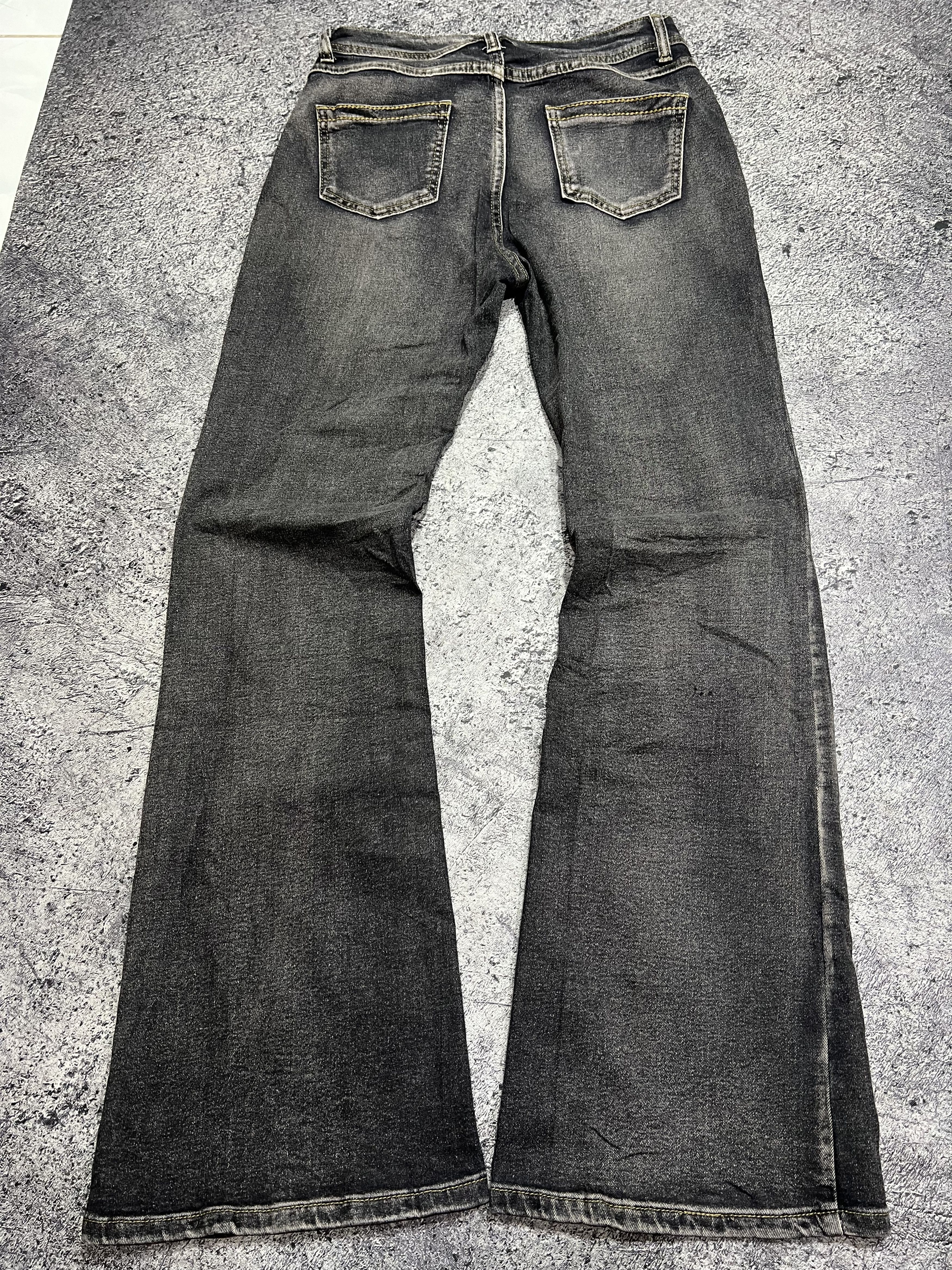 Japanese Brand 2000s Archival Hysteric Owens Cdg Flare Wash Jeans y2k Ifsix Size US 27 - 2 Thumbnail