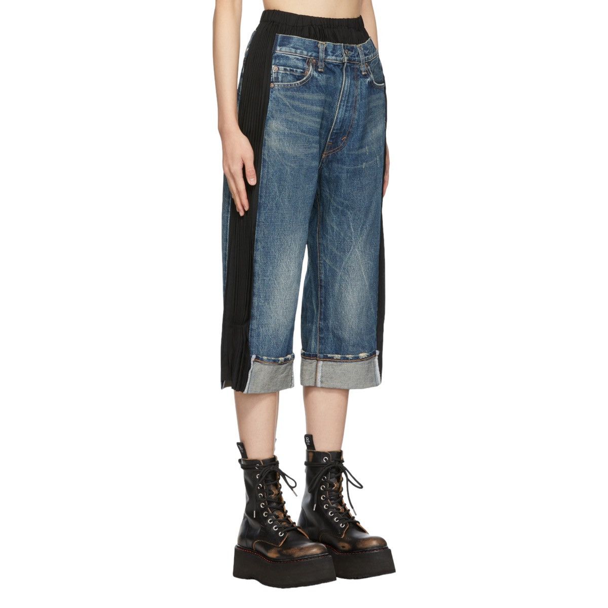 Junya Watanabe × Levi's $1,400 Pleated deconstructed adjustable Denim pants Size US 32 / EU 48 - 6 Thumbnail