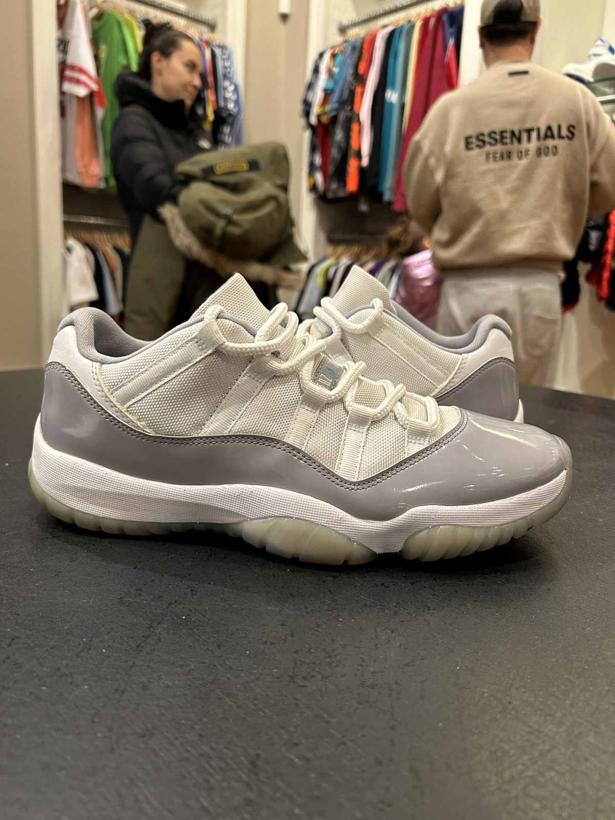 Jordan Brand Jordan 11 Retro Low ‘Cement Grey’ Size US 10 / EU 43 - 1 Thumbnail