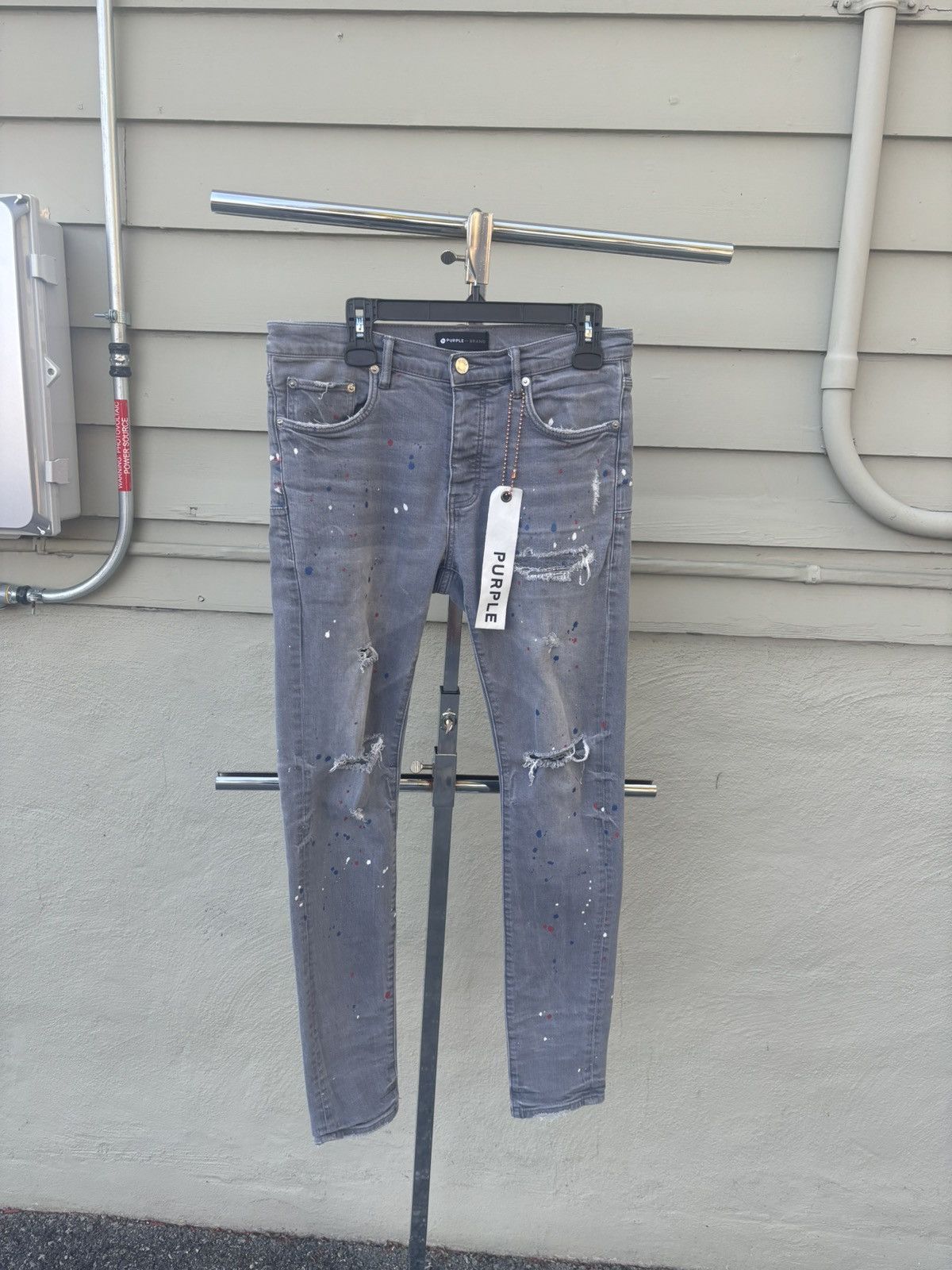 Purple Brand Purple brand jeans washed grey Size US 31 - 1 Thumbnail