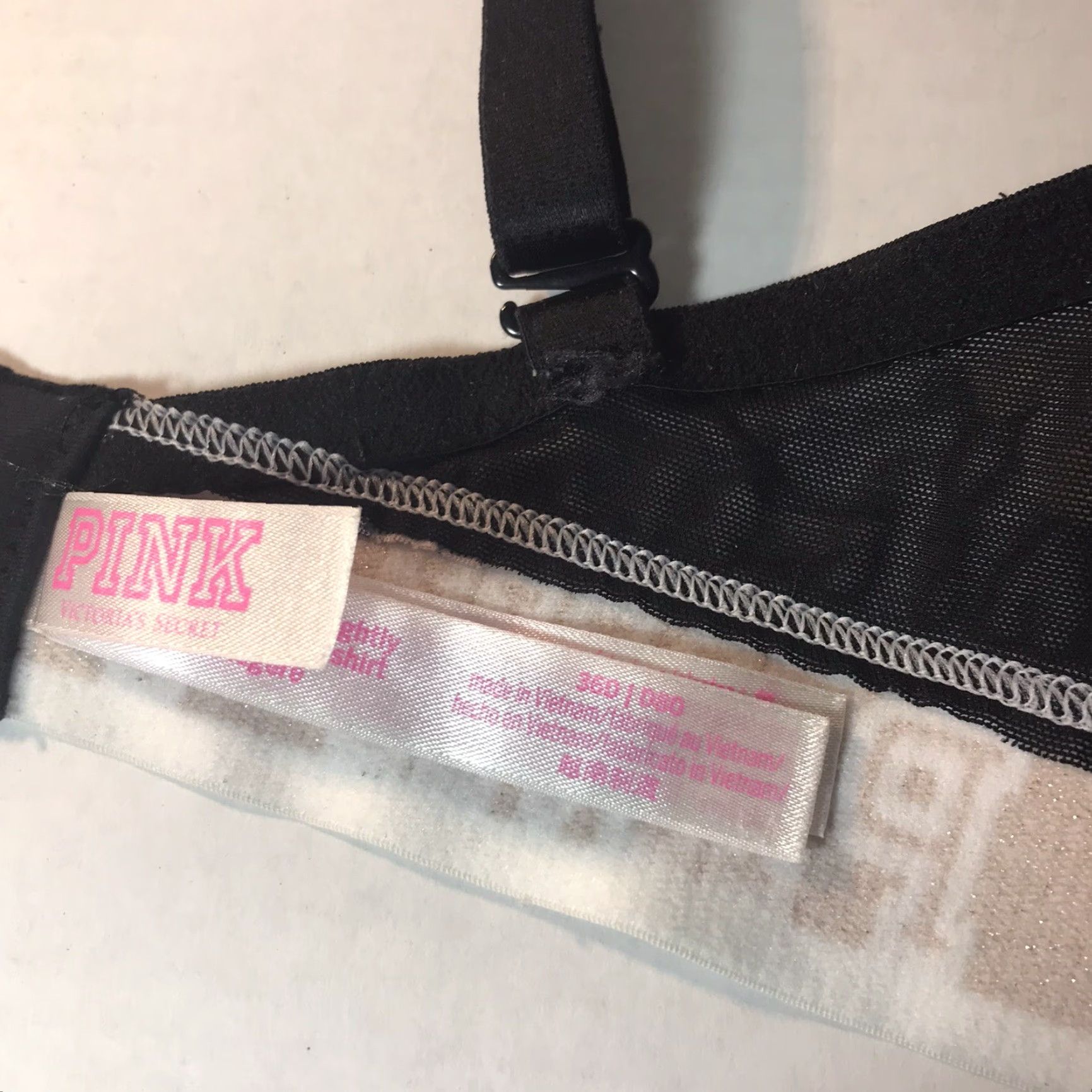 Victoria's Secret Victoria's Secret Pink Women's Push Up Bra 36D Floral Lightly Lined Multicolor Size ONE SIZE - 3 Thumbnail