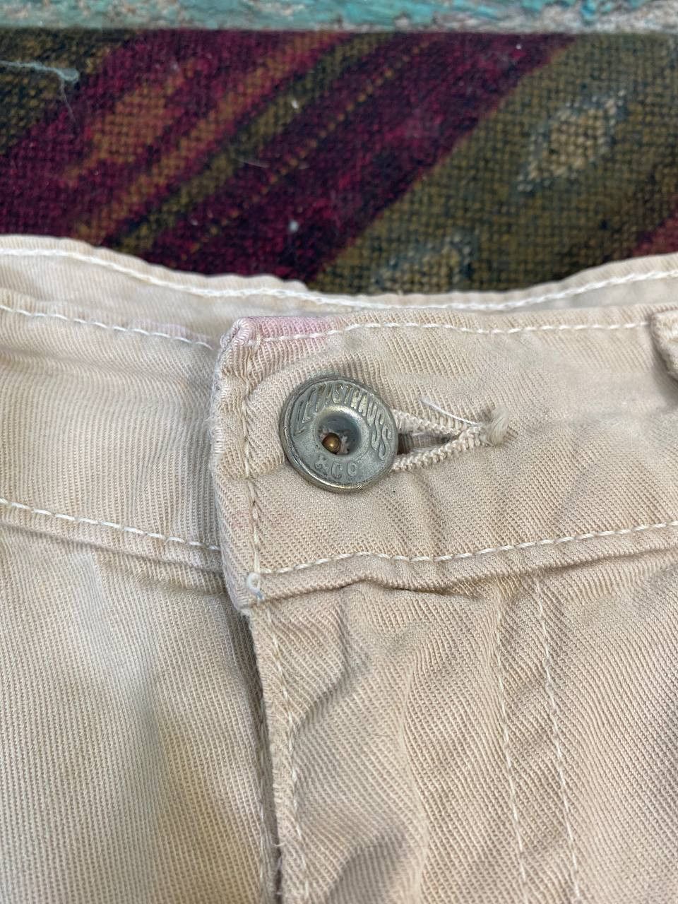 Levi's vintage levis 520 white tab slack denim nice design Size US 30 / EU 46 - 9 Thumbnail
