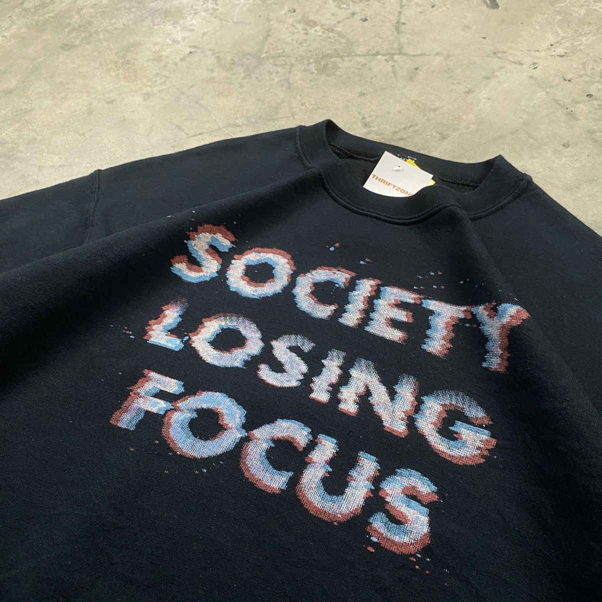 Japanese Brand Society Losing Focus Motion Streetwear Crewneck Size US M / EU 48-50 / 2 - 2 Thumbnail