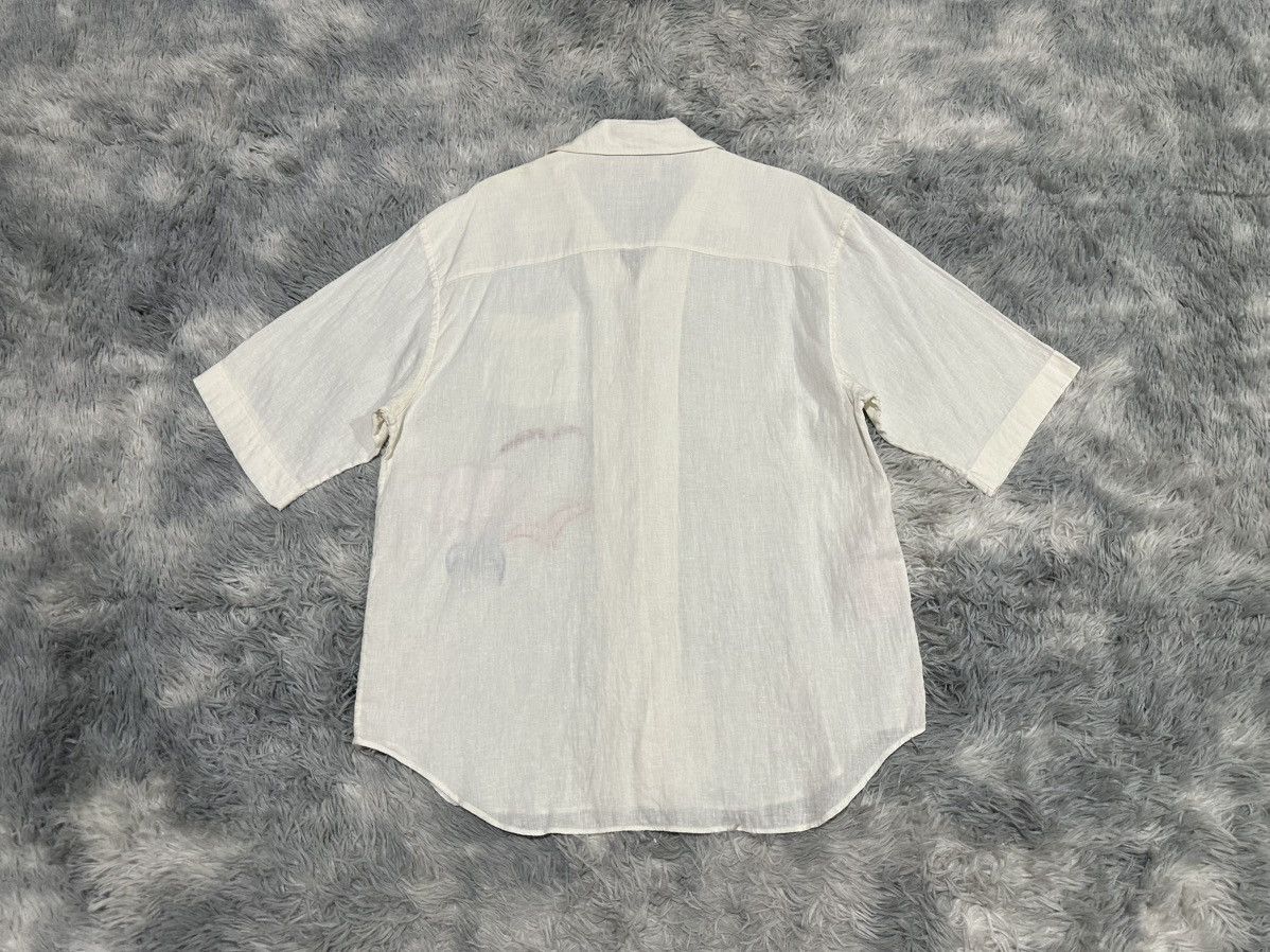 Marni × No Vacancy Inn 🔥Marni x No Vacancy Inn Linen Shirt In Limestone Size US XL / EU 56 / 4 - 14 Thumbnail