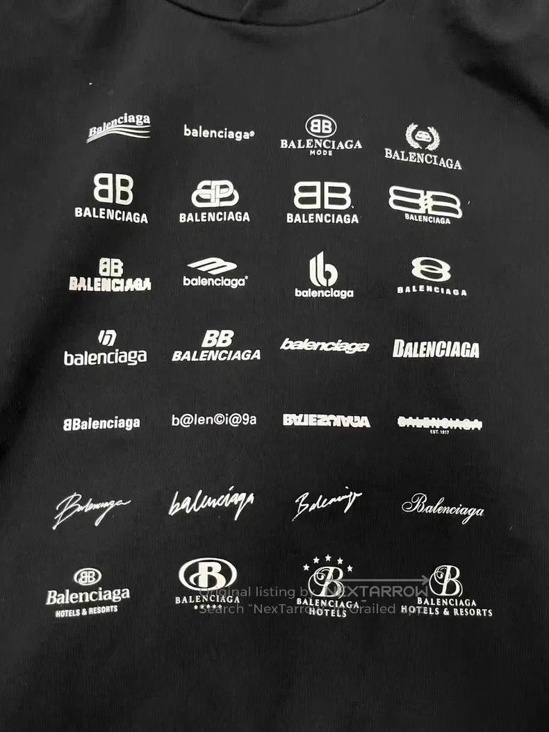 Balenciaga Balenciaga Letter Logo Print Long Sleeve Sweatshirt Size US M / EU 48-50 / 2 - 3 Thumbnail