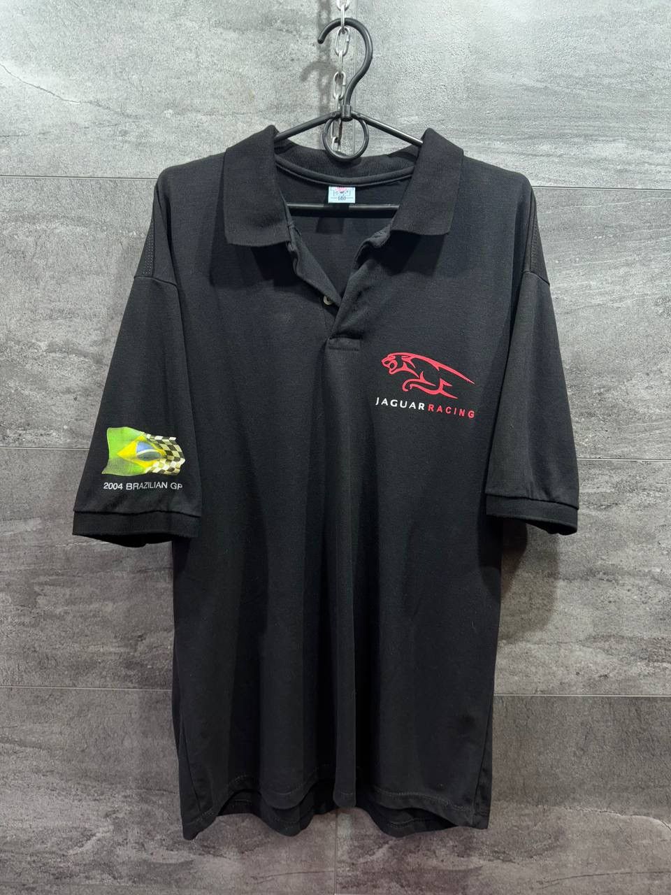 Formula 1 × Vintage Vintage Brazil Grand Prix 2004 Jaguar Racing F1 Polo Shirt Size US L / EU 52-54 / 3 - 1 Thumbnail