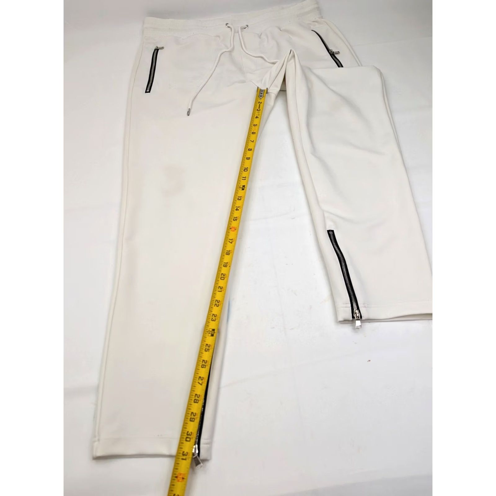 Vintage Rockstar Originals Sweatpants Men 3XL White Logo Graphic Print Straight Leg Drawstring Casual Clothing Size US 39 - 5 Thumbnail