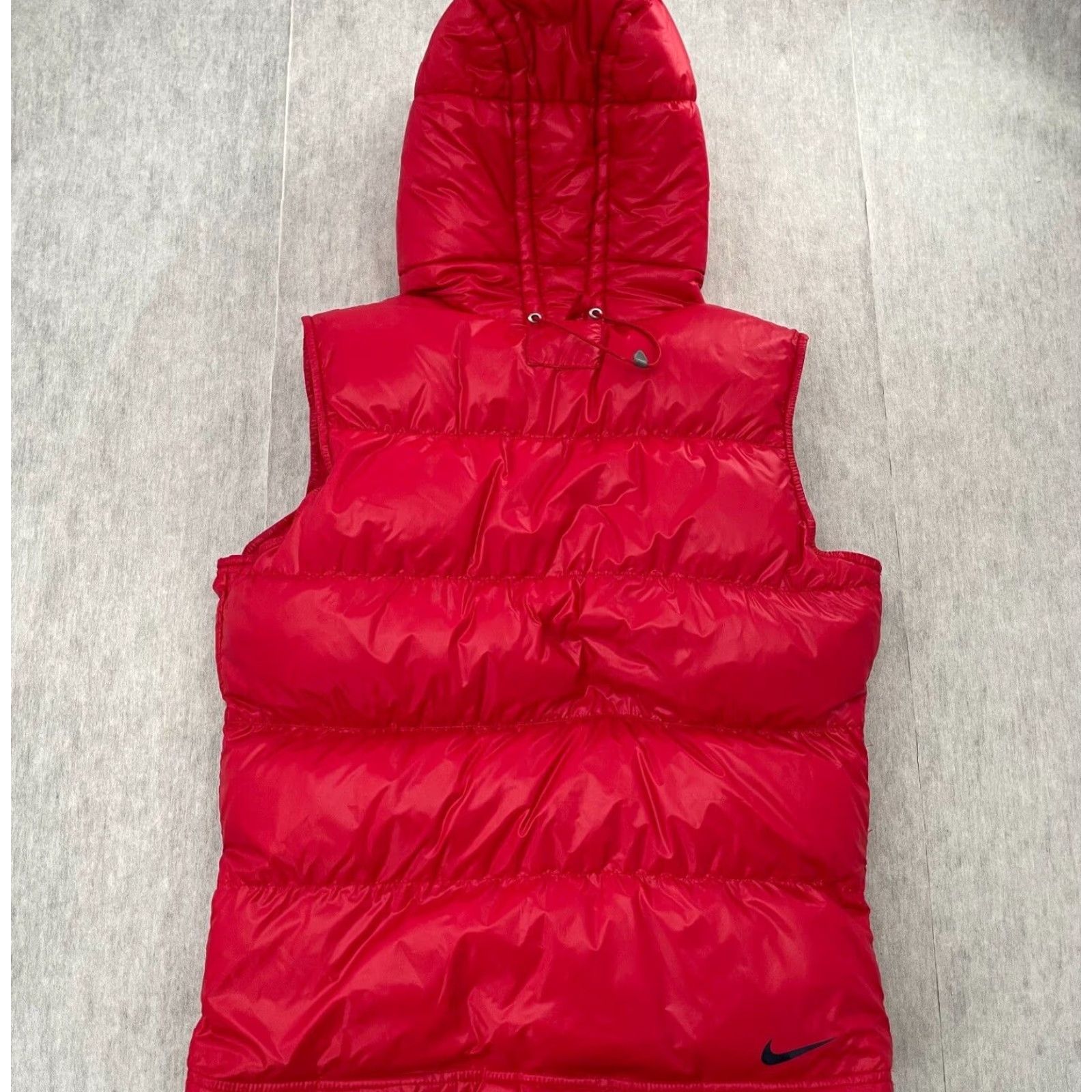 Nike Nike ACG Jacket Womens Small Red 550 Goose Down Vest Full Zip Hood Logo Ladies S Size S / US 4 / IT 40 - 2 Thumbnail
