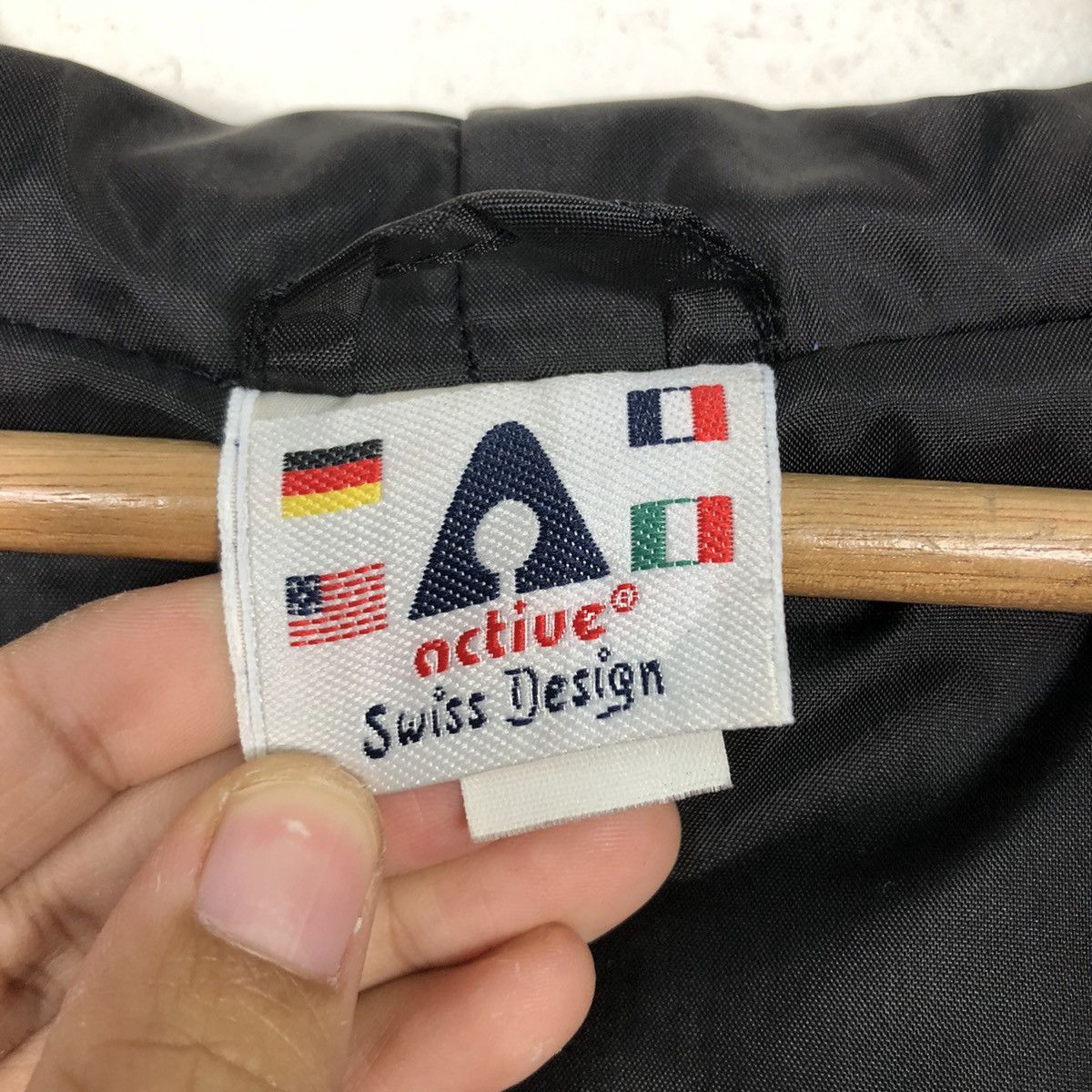 Japanese Brand Vintage Anorak Half Zipper Biker Jacket Active Swiss Design Size US L / EU 52-54 / 3 - 16 Thumbnail