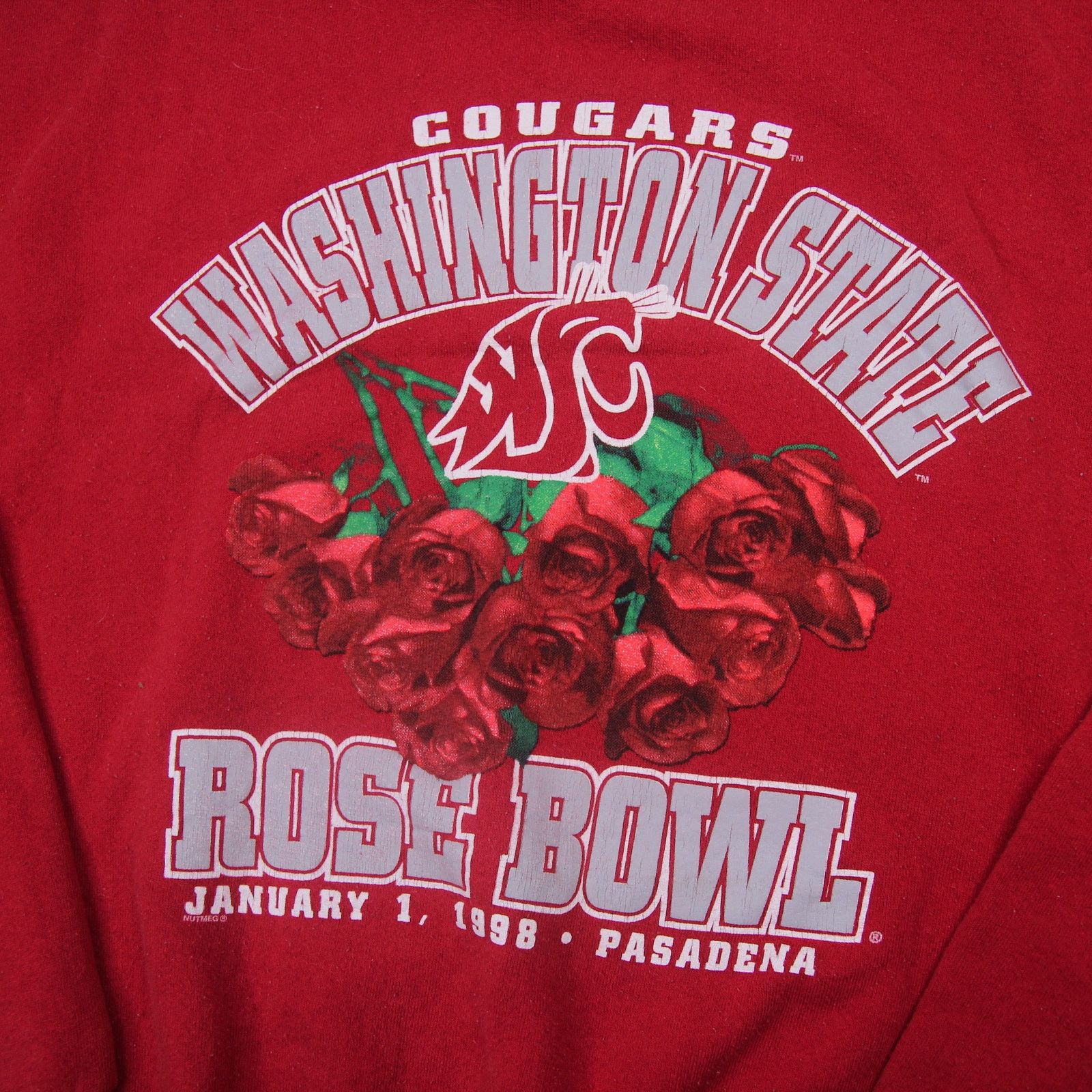 Vintage Vintage Washington State Cougars Rose Bowl Sweatshirt Size US XXL / EU 58 / 5 - 4 Thumbnail