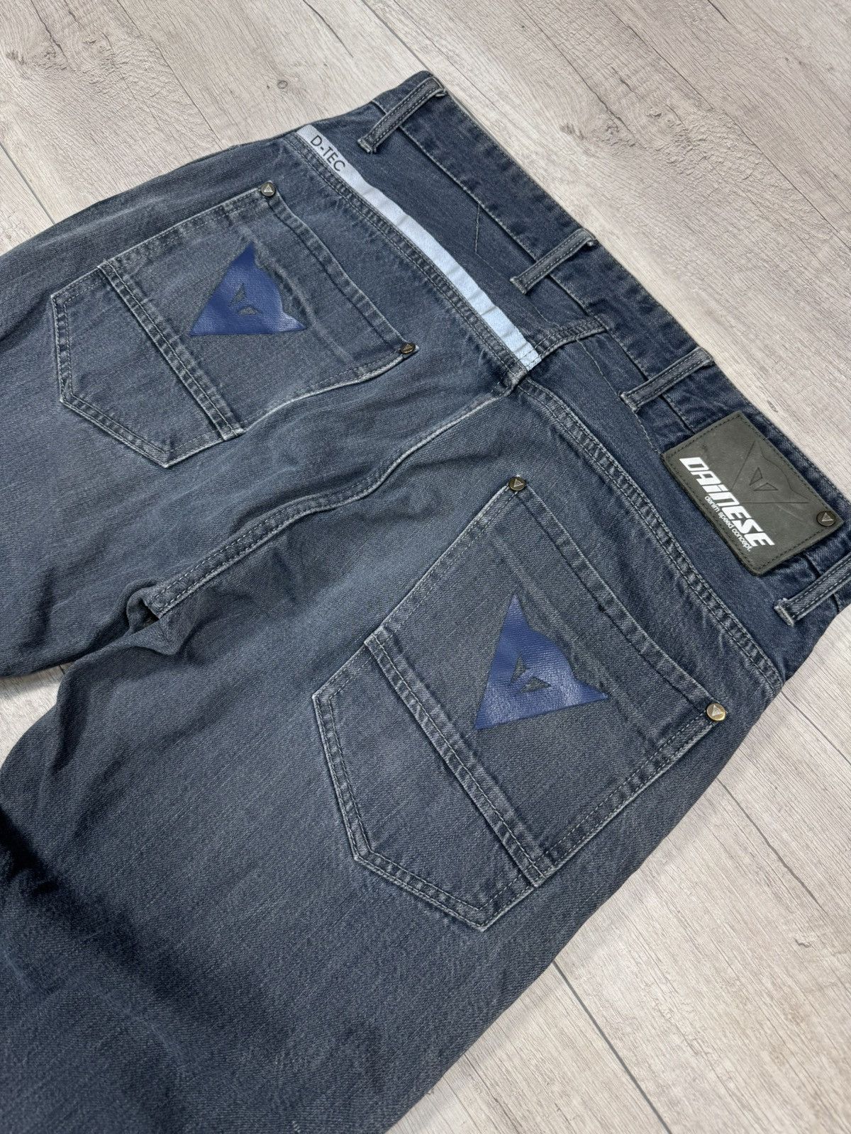 Dainese Dainese Double Knee Style Biker IF6WAS9 Jeans Straight Japan Size US 36 / EU 52 - 3 Thumbnail